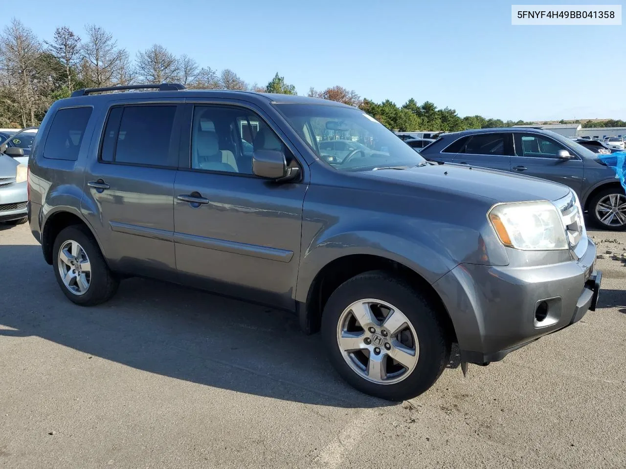 2011 Honda Pilot Ex VIN: 5FNYF4H49BB041358 Lot: 70348464