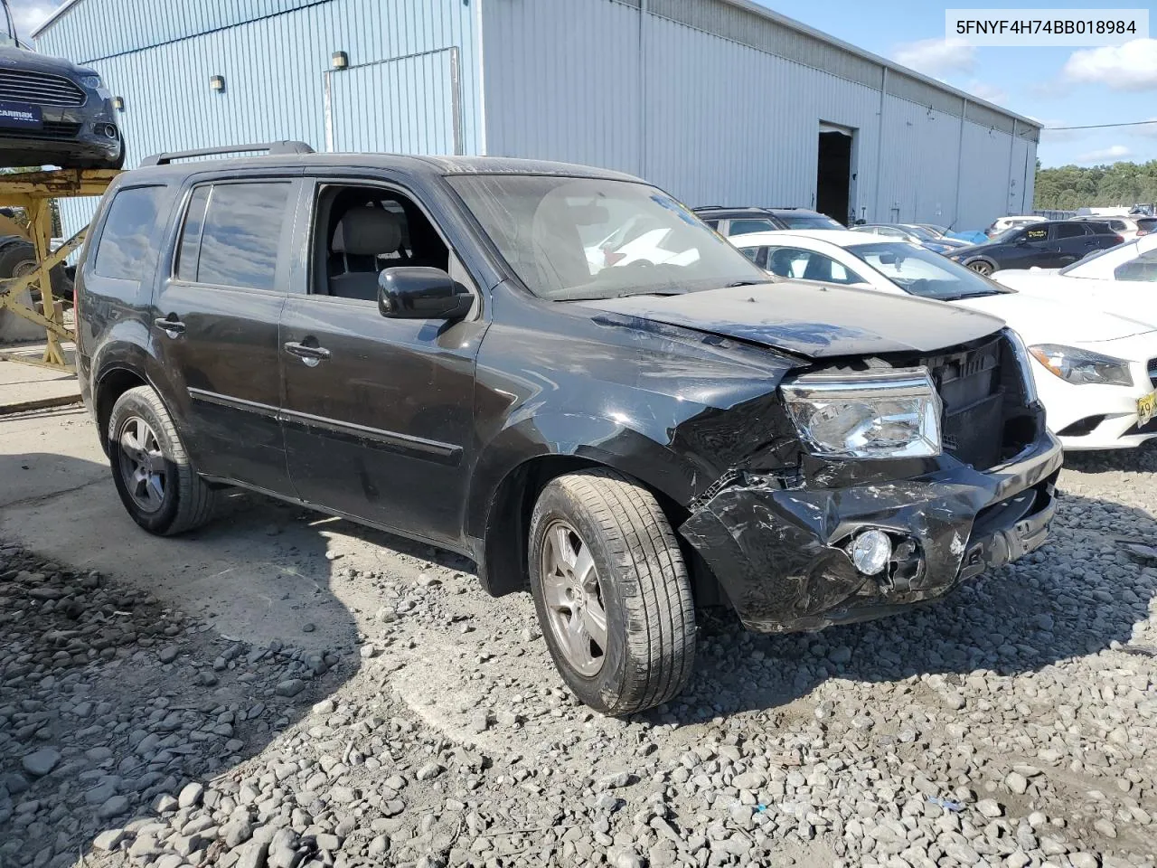 2011 Honda Pilot Exln VIN: 5FNYF4H74BB018984 Lot: 70414794