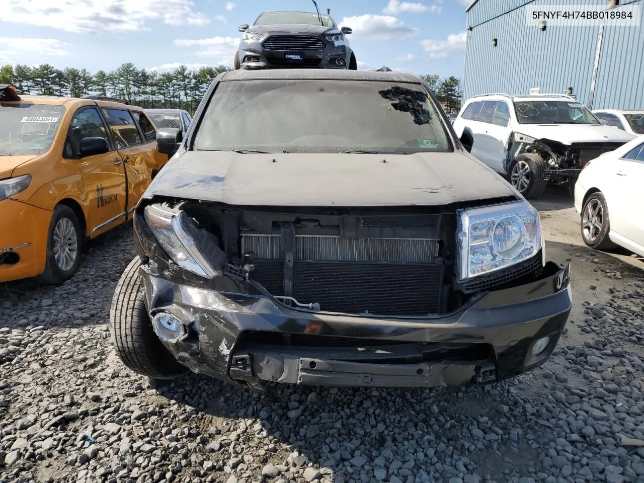 5FNYF4H74BB018984 2011 Honda Pilot Exln