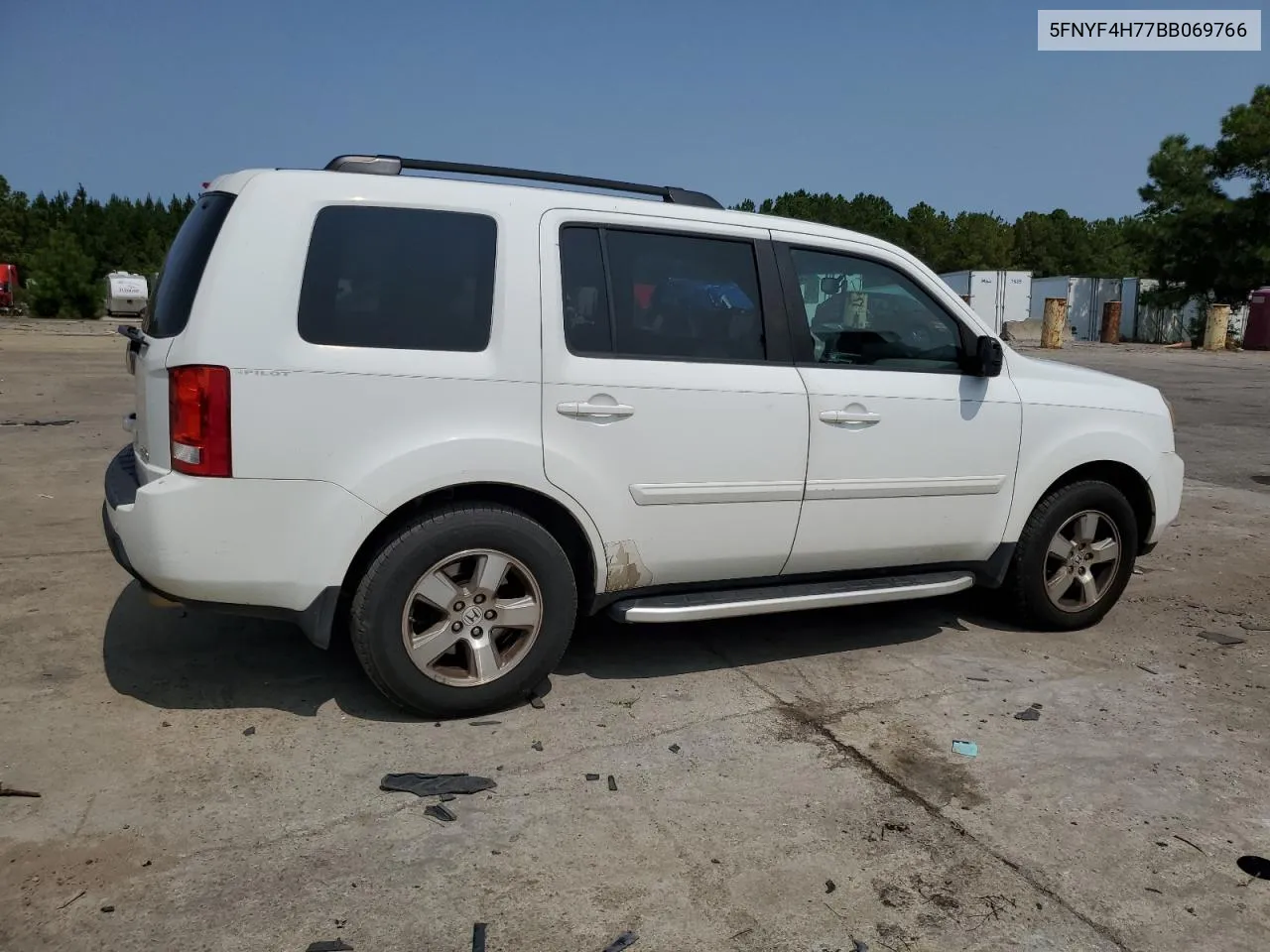 2011 Honda Pilot Exln VIN: 5FNYF4H77BB069766 Lot: 70755714