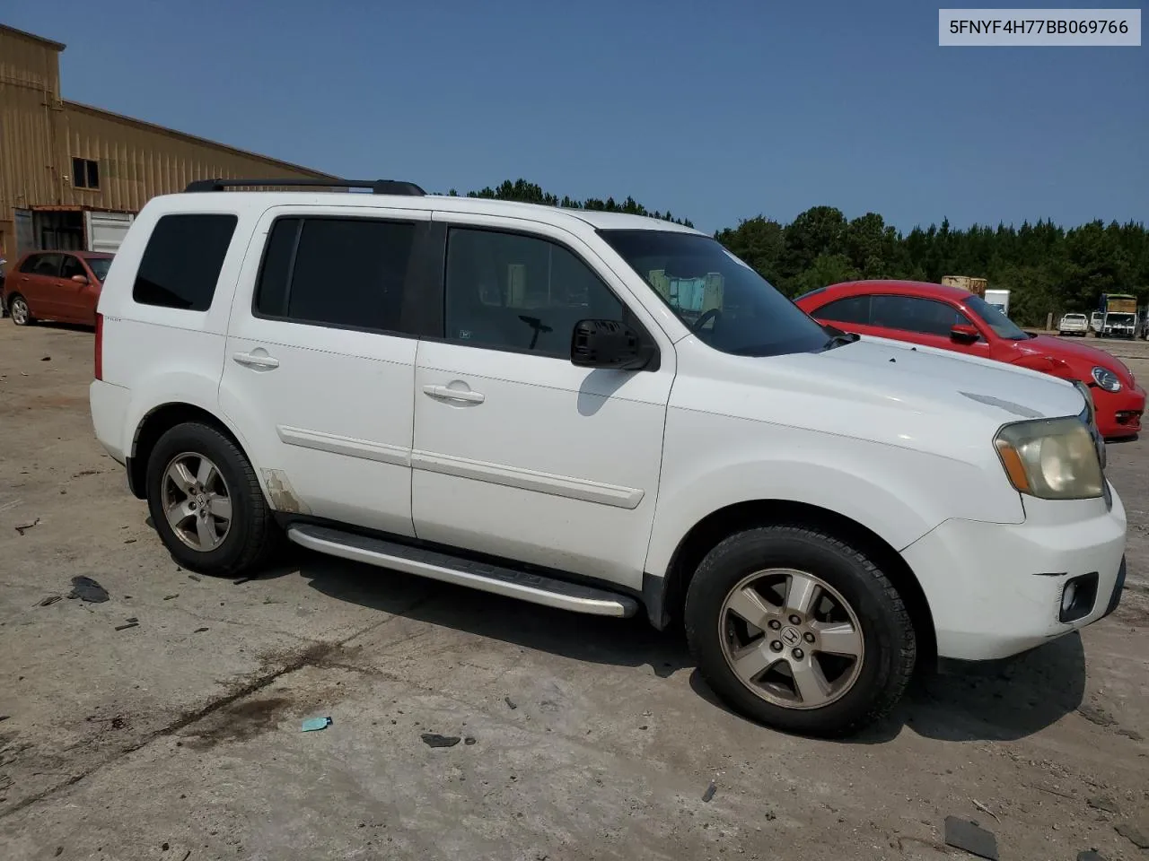 2011 Honda Pilot Exln VIN: 5FNYF4H77BB069766 Lot: 70755714