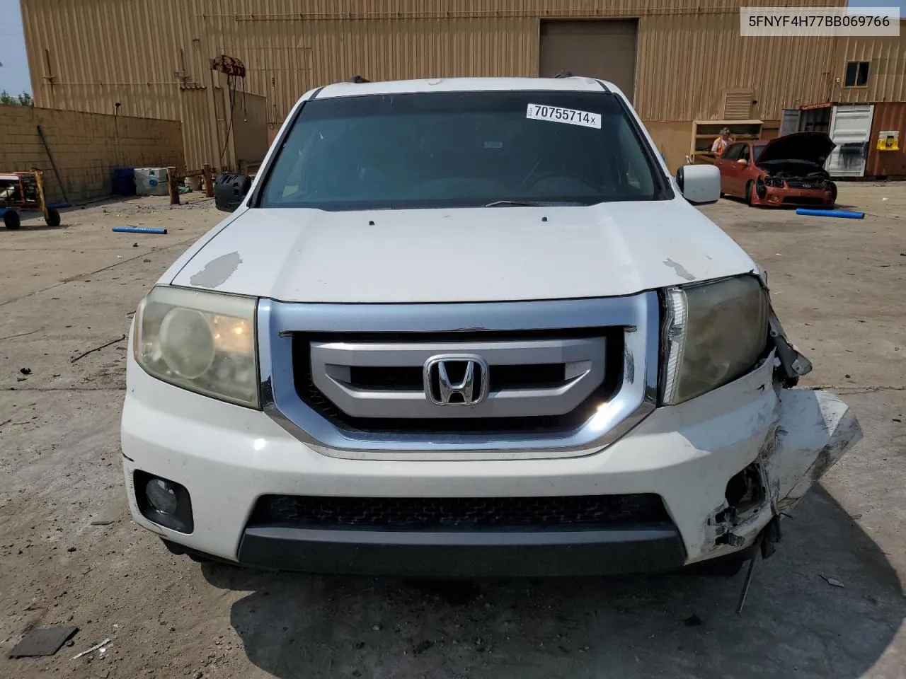 5FNYF4H77BB069766 2011 Honda Pilot Exln