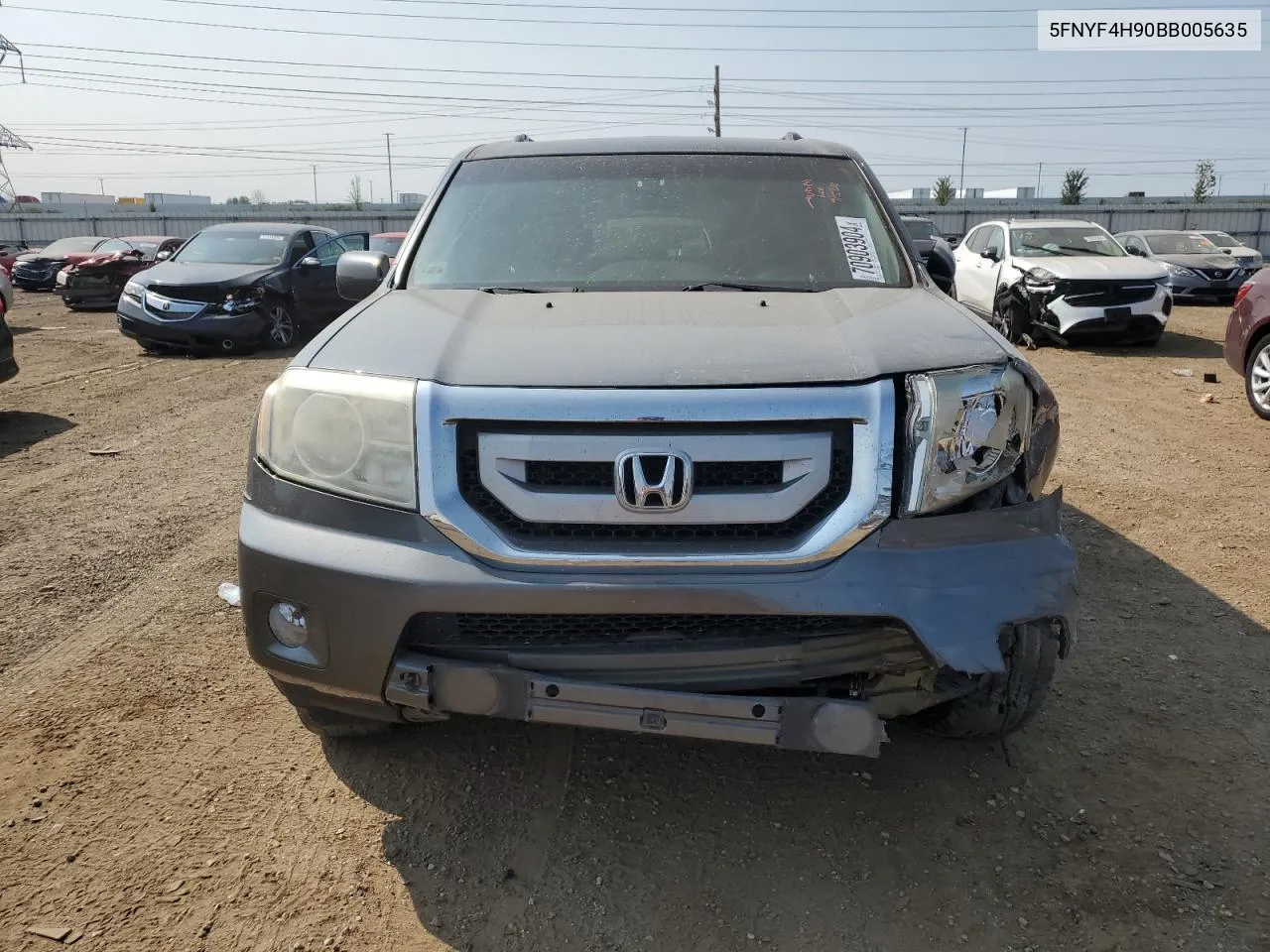 5FNYF4H90BB005635 2011 Honda Pilot Touring