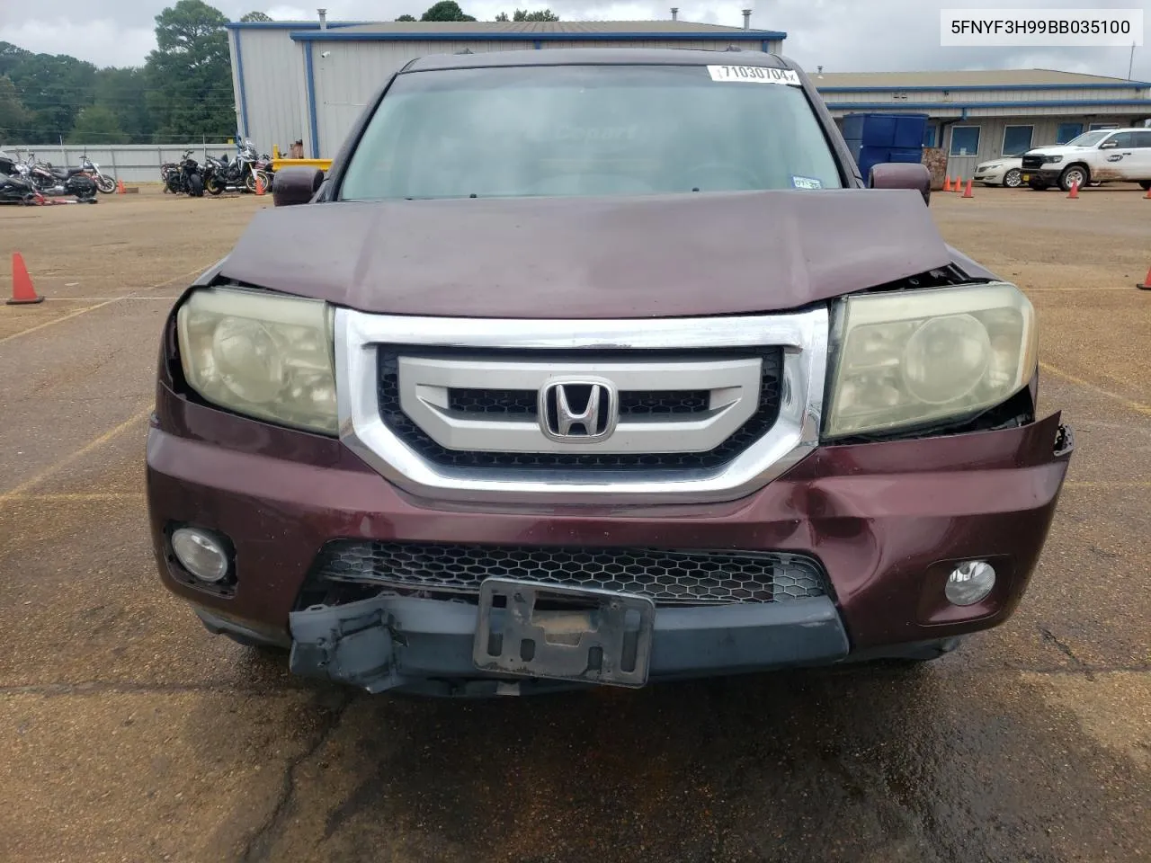 5FNYF3H99BB035100 2011 Honda Pilot Touring