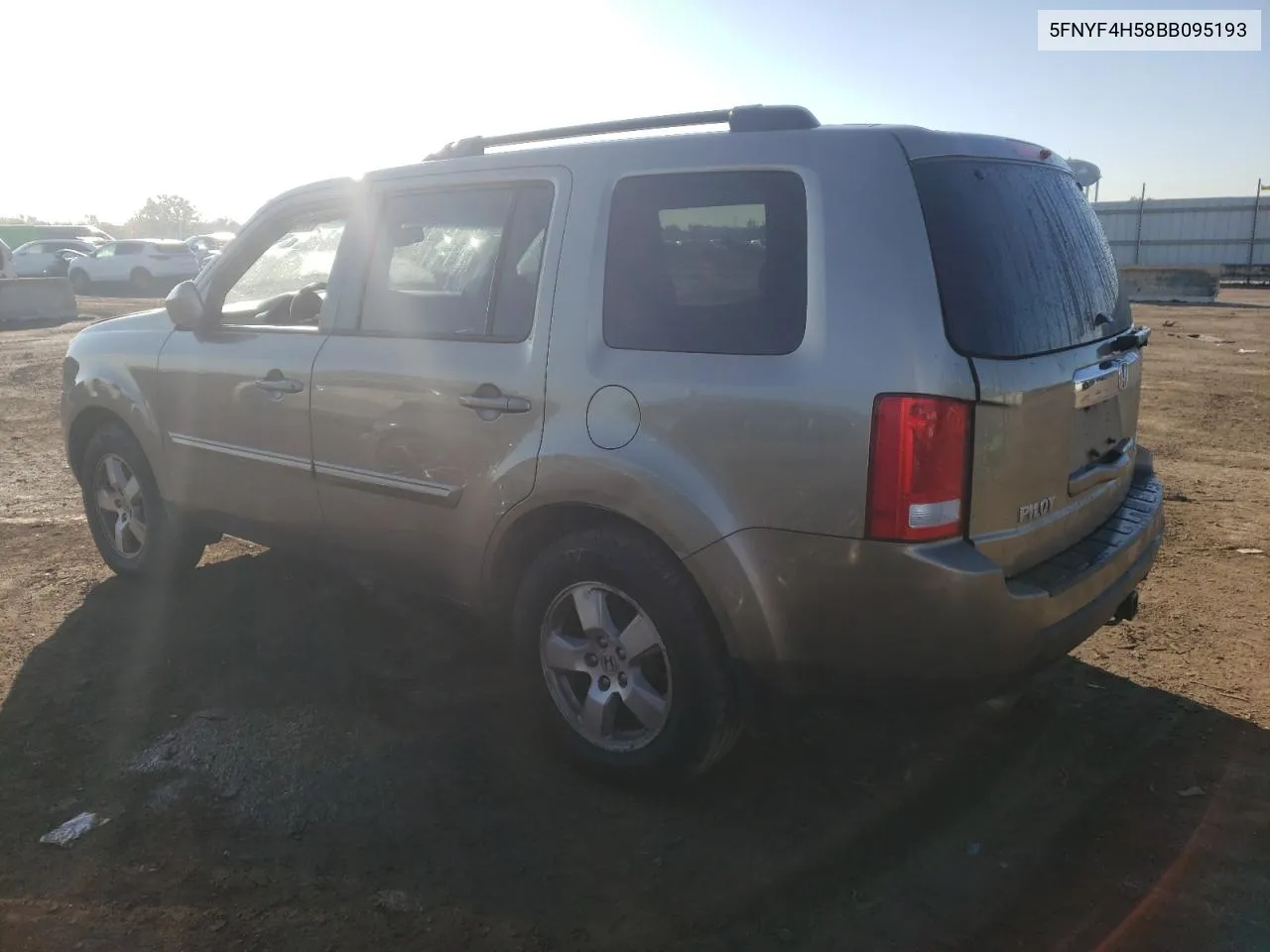 5FNYF4H58BB095193 2011 Honda Pilot Exl