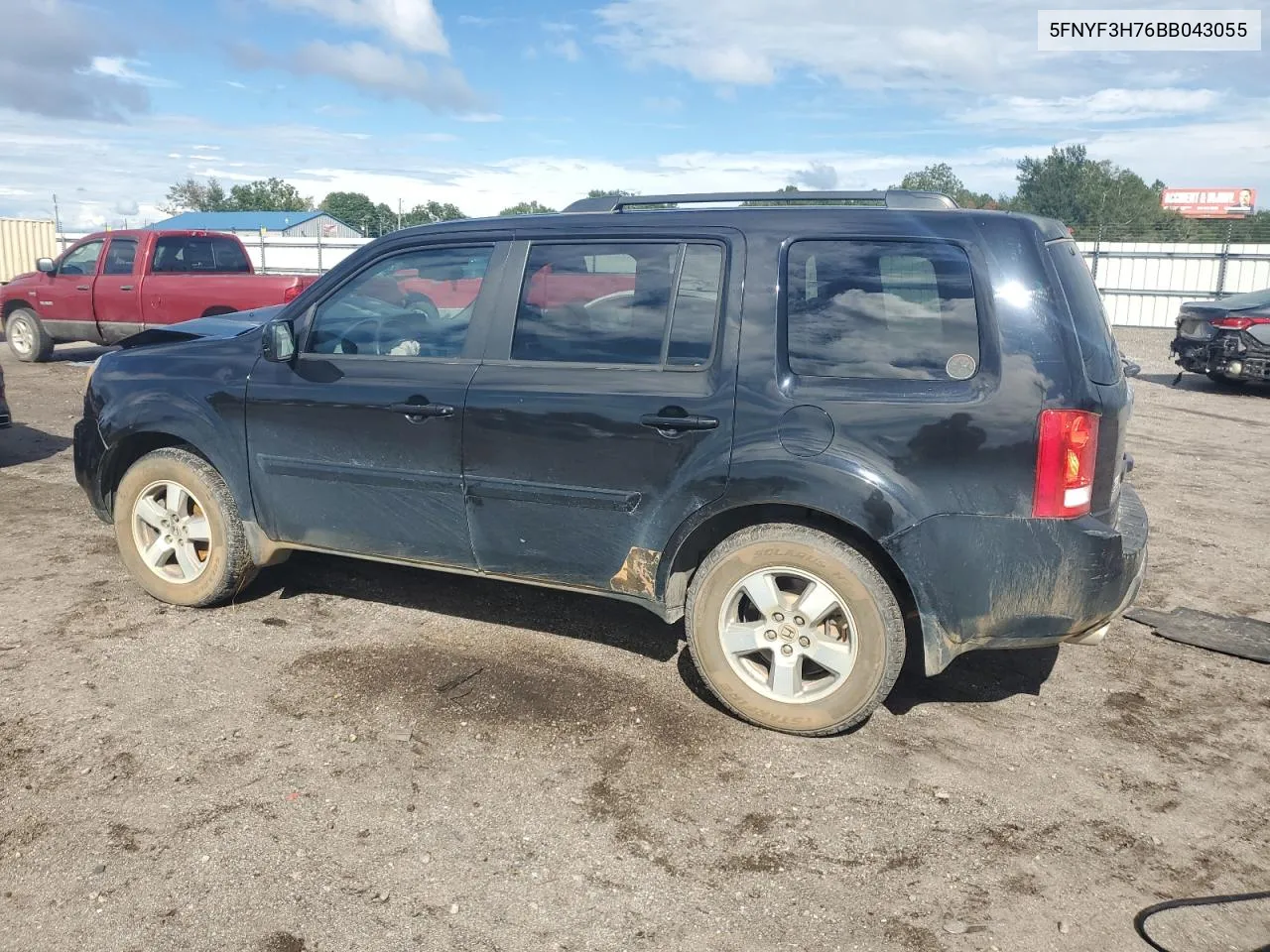 2011 Honda Pilot Exln VIN: 5FNYF3H76BB043055 Lot: 71552594