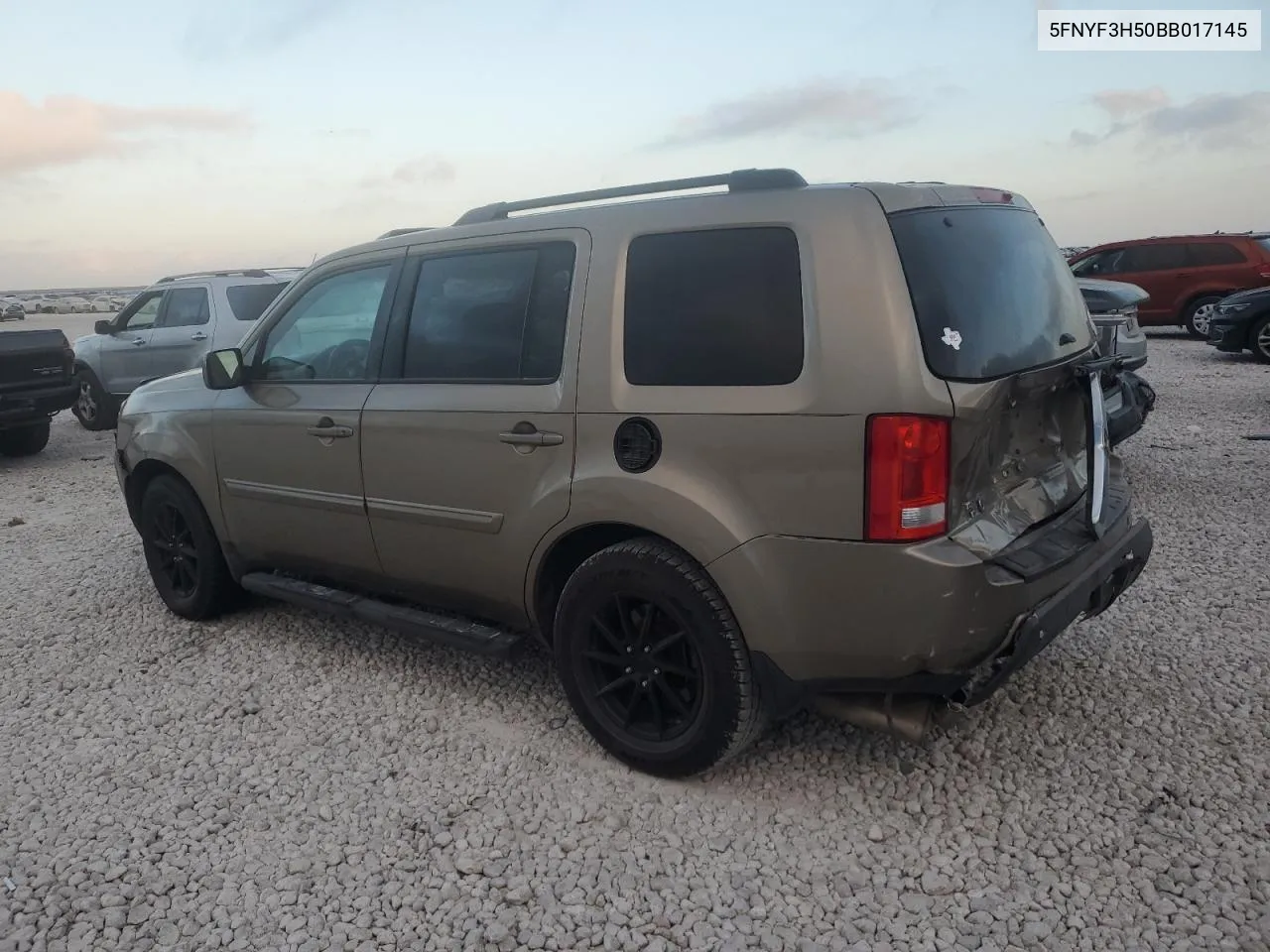 2011 Honda Pilot Exl VIN: 5FNYF3H50BB017145 Lot: 71662494