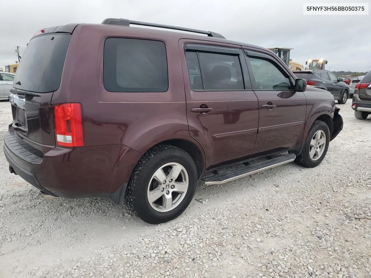 2011 Honda Pilot Exl VIN: 5FNYF3H56BB050375 Lot: 71751324