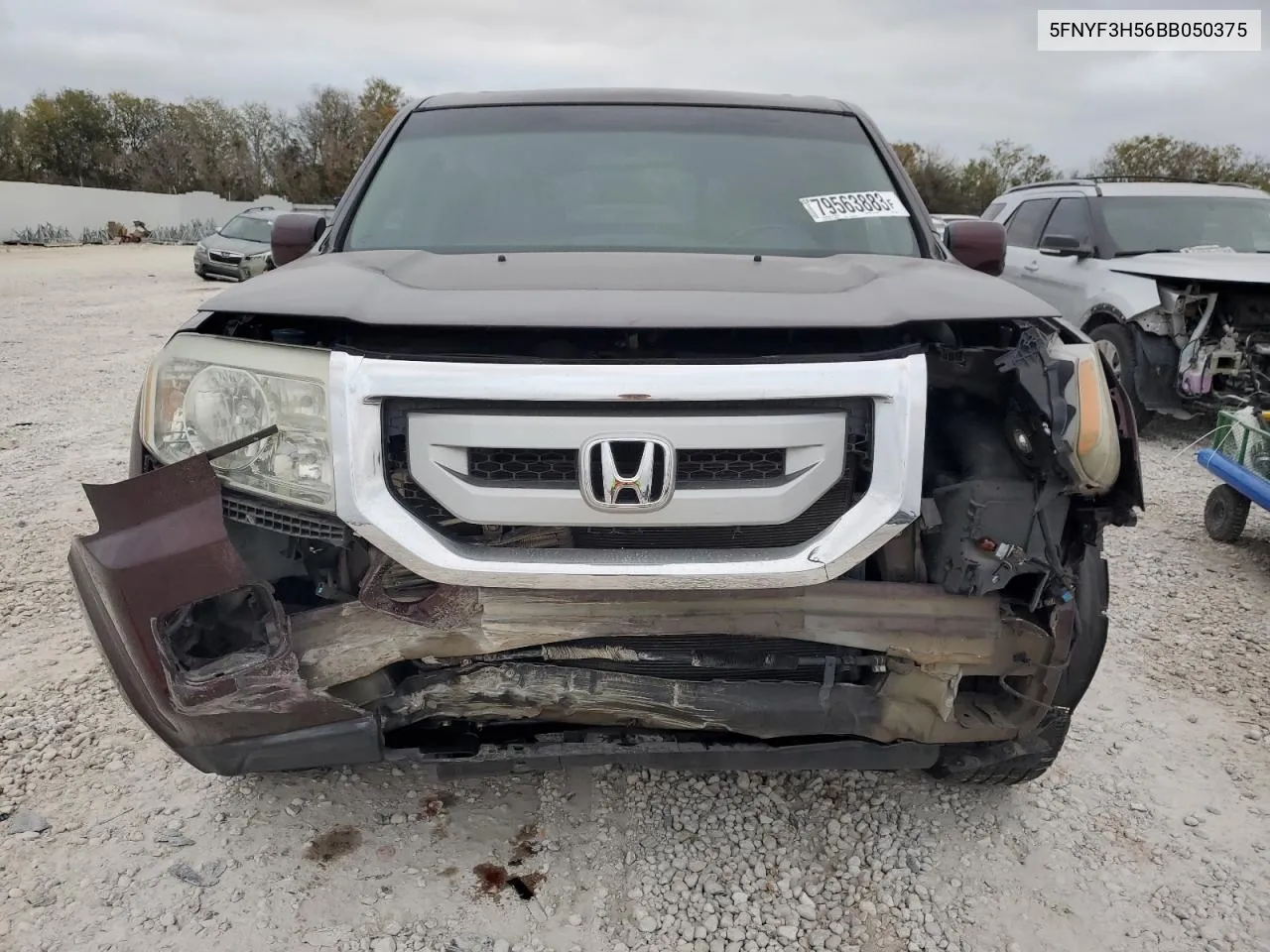 2011 Honda Pilot Exl VIN: 5FNYF3H56BB050375 Lot: 71751324