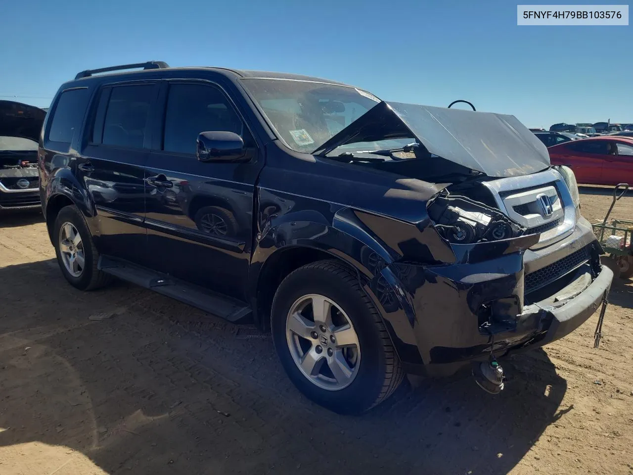 2011 Honda Pilot Exln VIN: 5FNYF4H79BB103576 Lot: 71760824