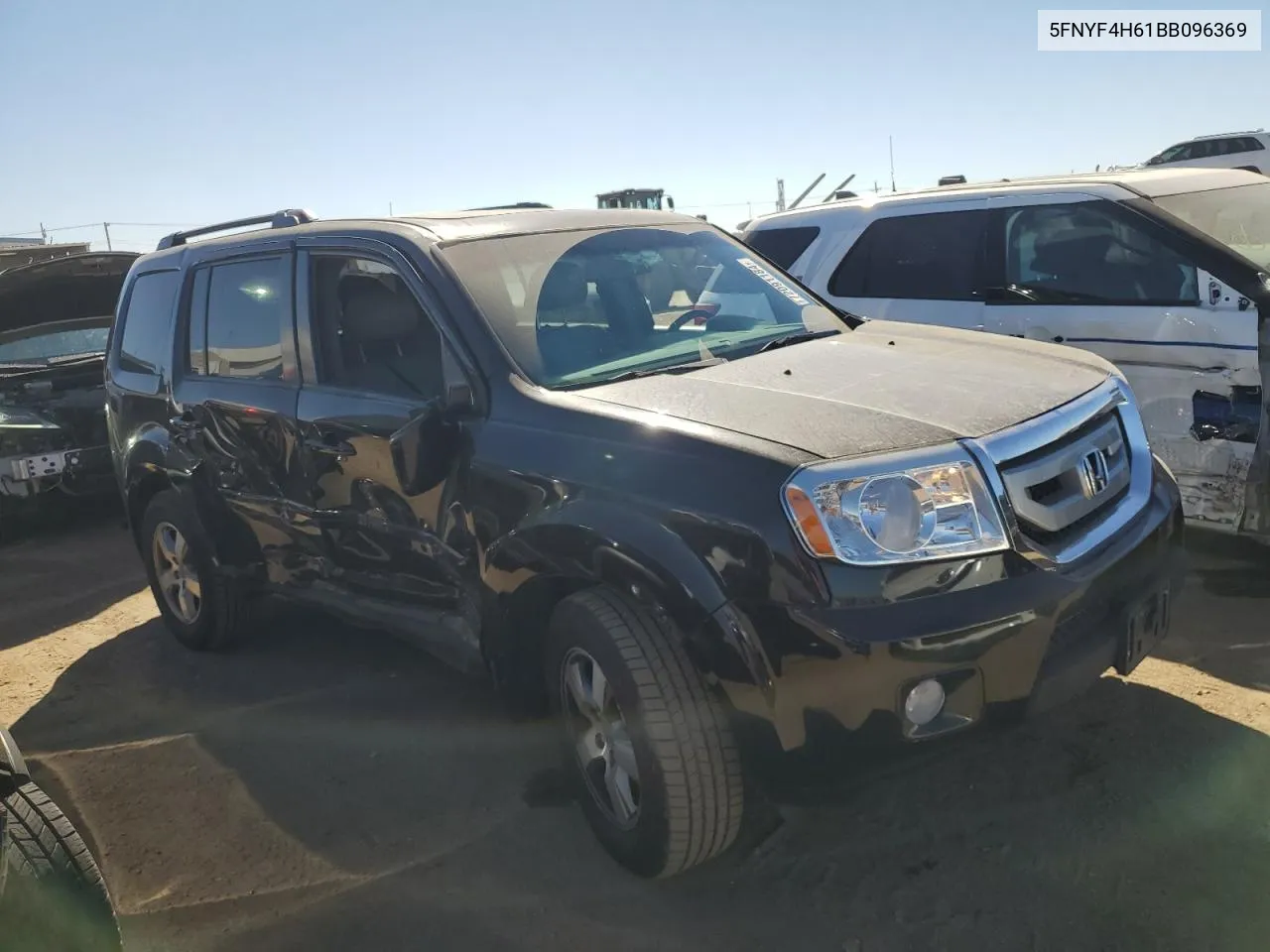 2011 Honda Pilot Exl VIN: 5FNYF4H61BB096369 Lot: 72091184