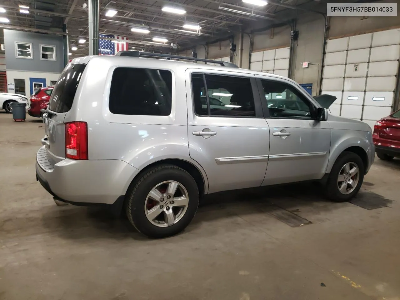 2011 Honda Pilot Exl VIN: 5FNYF3H57BB014033 Lot: 72144094