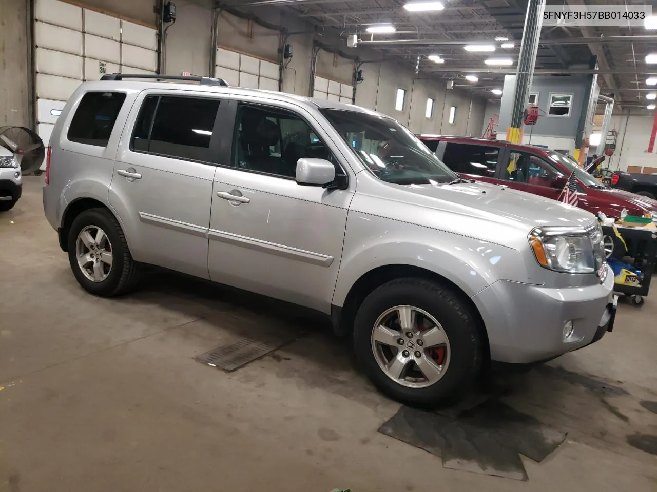 2011 Honda Pilot Exl VIN: 5FNYF3H57BB014033 Lot: 72144094