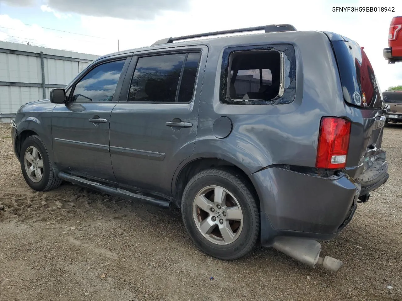 2011 Honda Pilot Exl VIN: 5FNYF3H59BB018942 Lot: 72193764