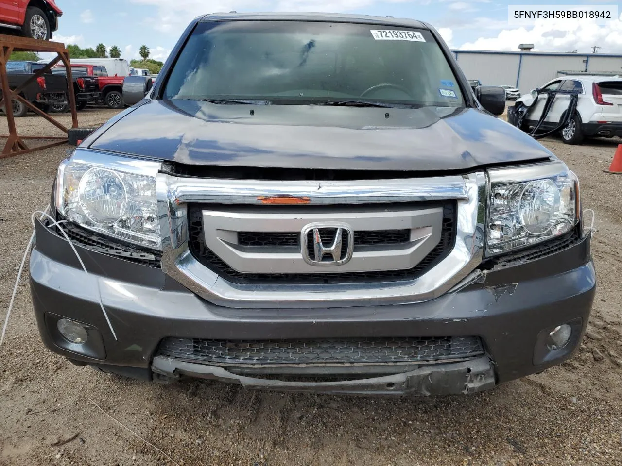 5FNYF3H59BB018942 2011 Honda Pilot Exl