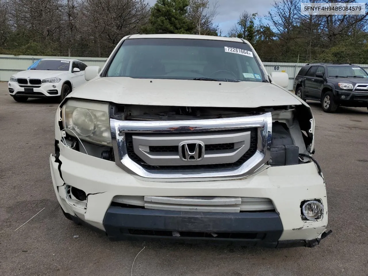 5FNYF4H94BB084579 2011 Honda Pilot Touring