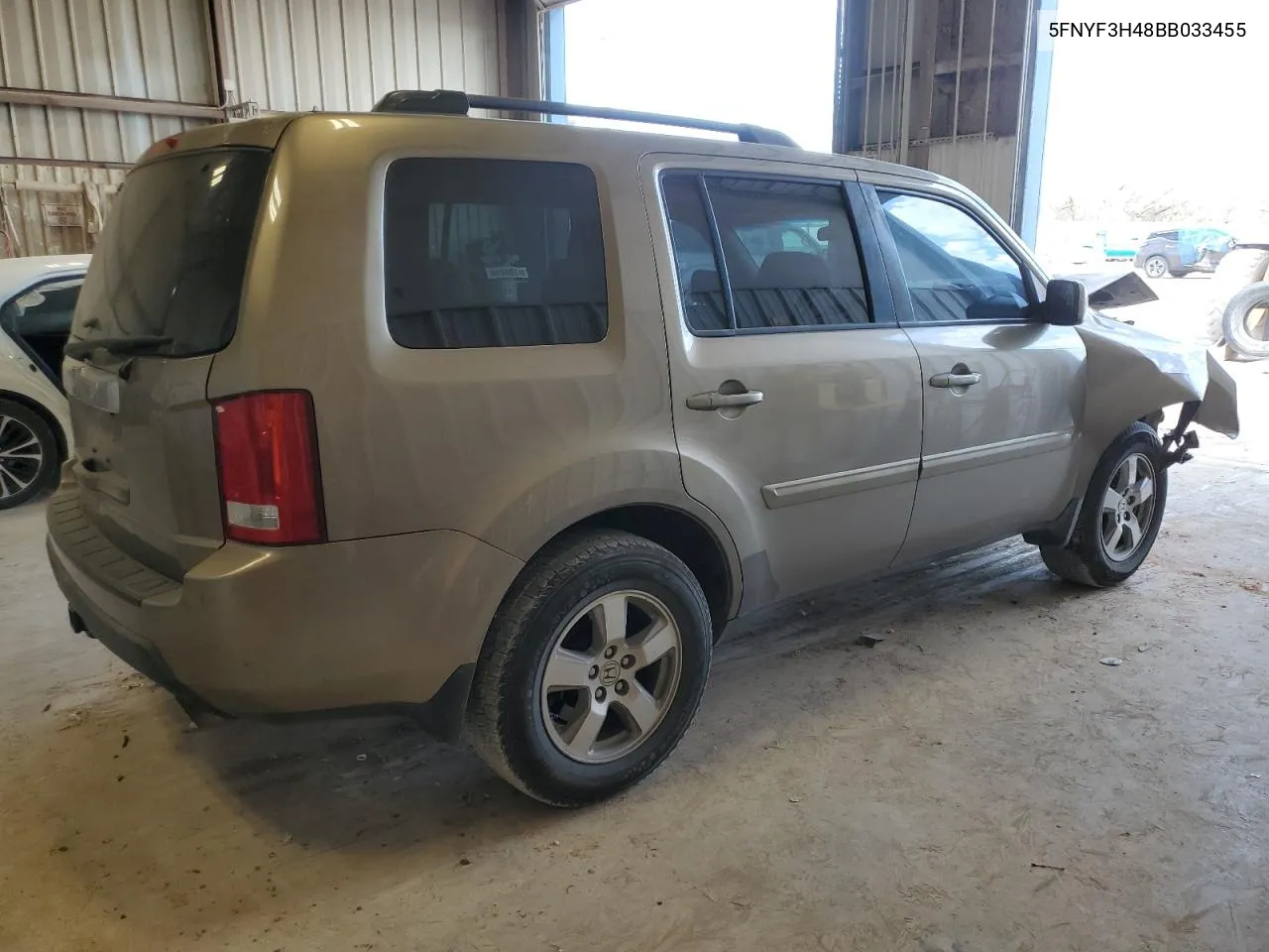 2011 Honda Pilot Ex VIN: 5FNYF3H48BB033455 Lot: 72366604