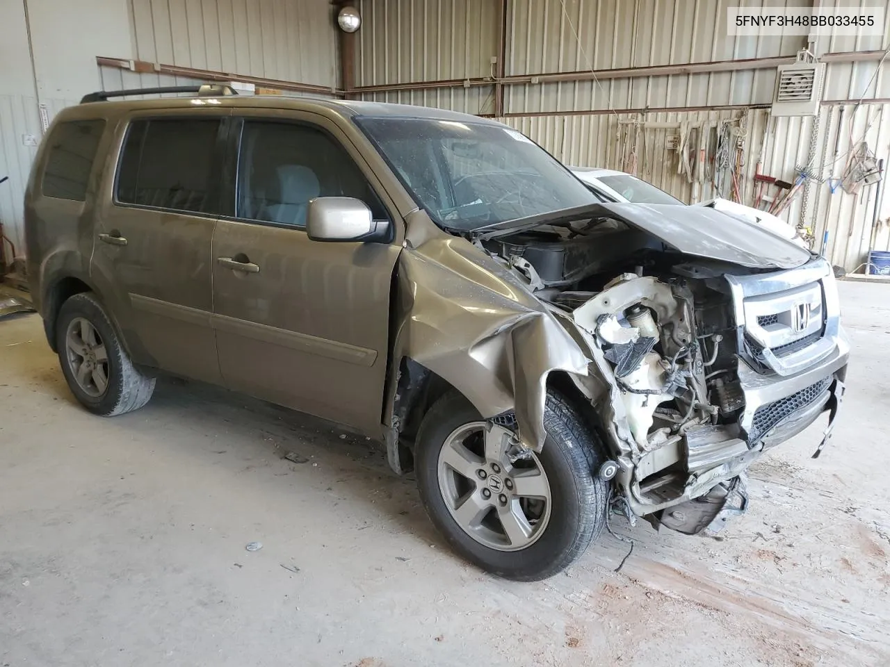 2011 Honda Pilot Ex VIN: 5FNYF3H48BB033455 Lot: 72366604