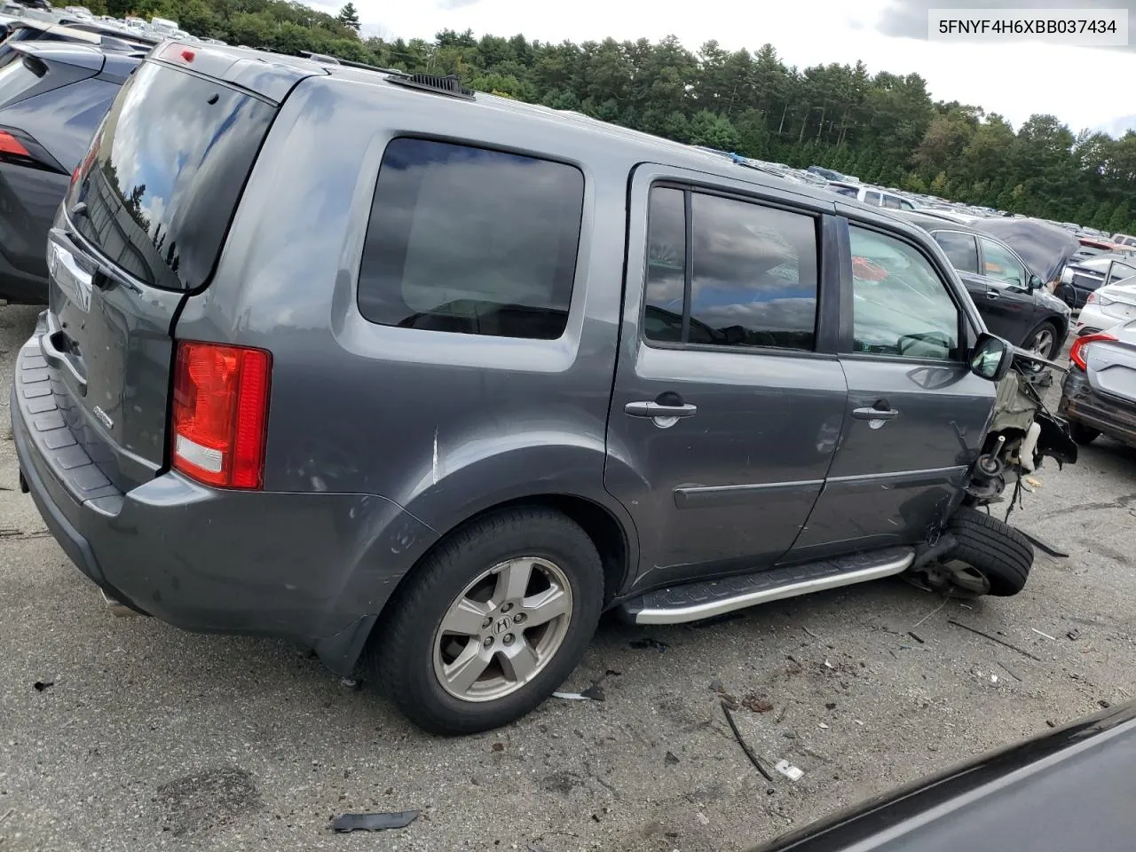 5FNYF4H6XBB037434 2011 Honda Pilot Exl