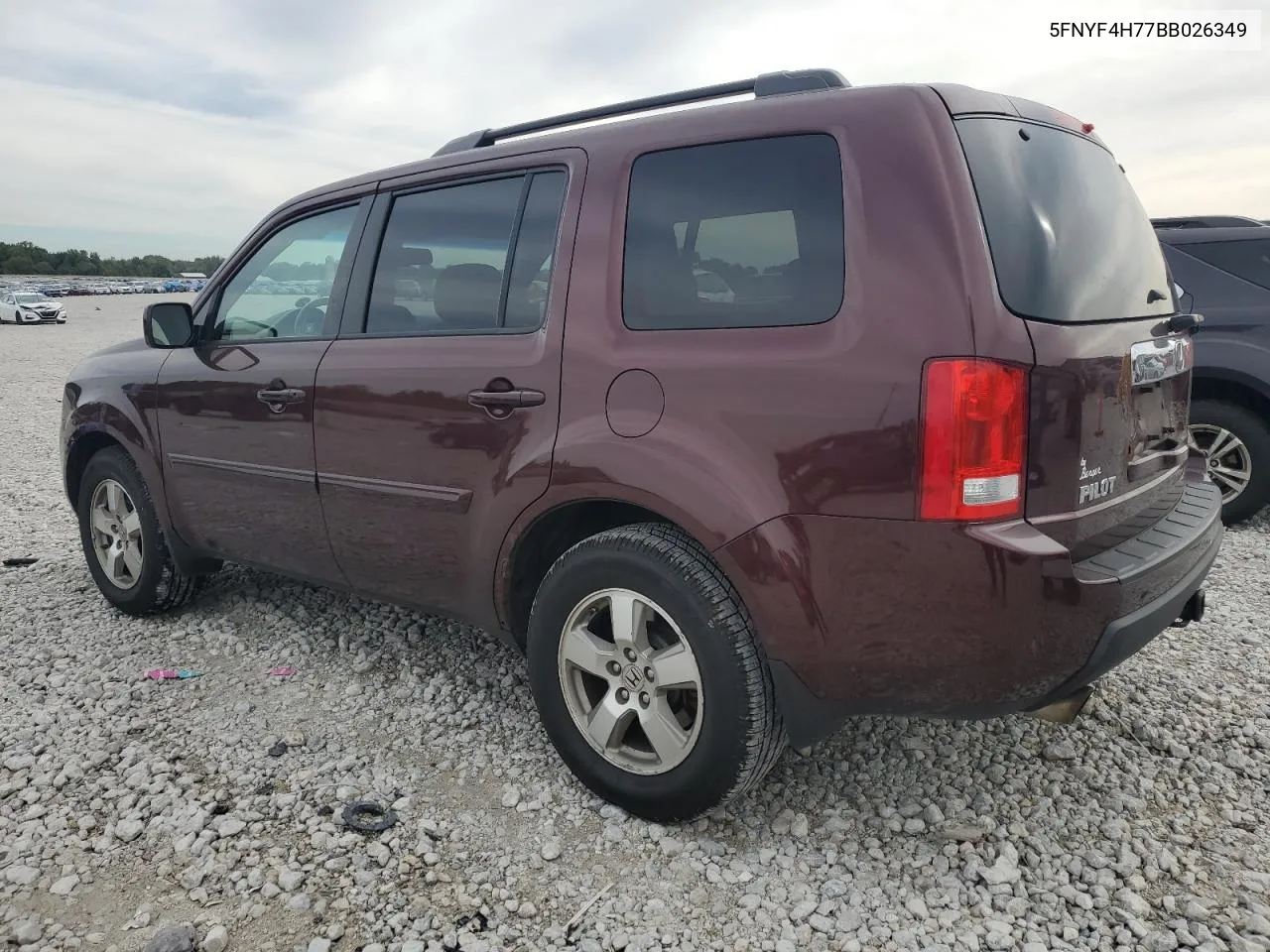 2011 Honda Pilot Exln VIN: 5FNYF4H77BB026349 Lot: 72596444