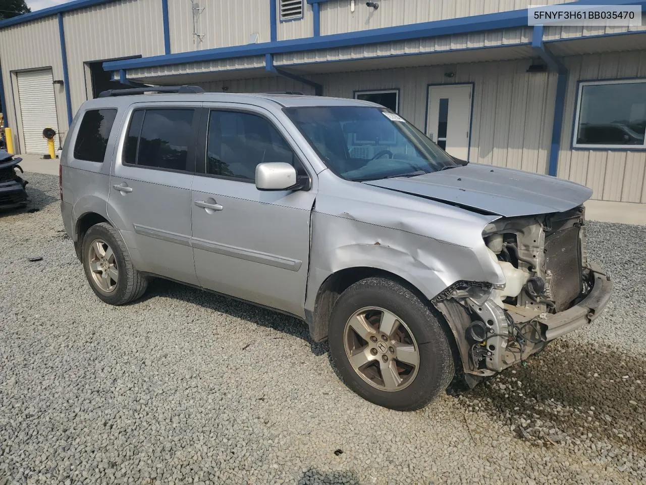 2011 Honda Pilot Exl VIN: 5FNYF3H61BB035470 Lot: 72787934