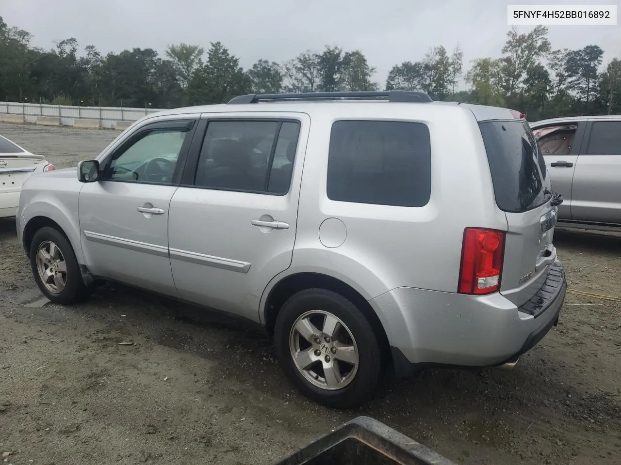 5FNYF4H52BB016892 2011 Honda Pilot Exl