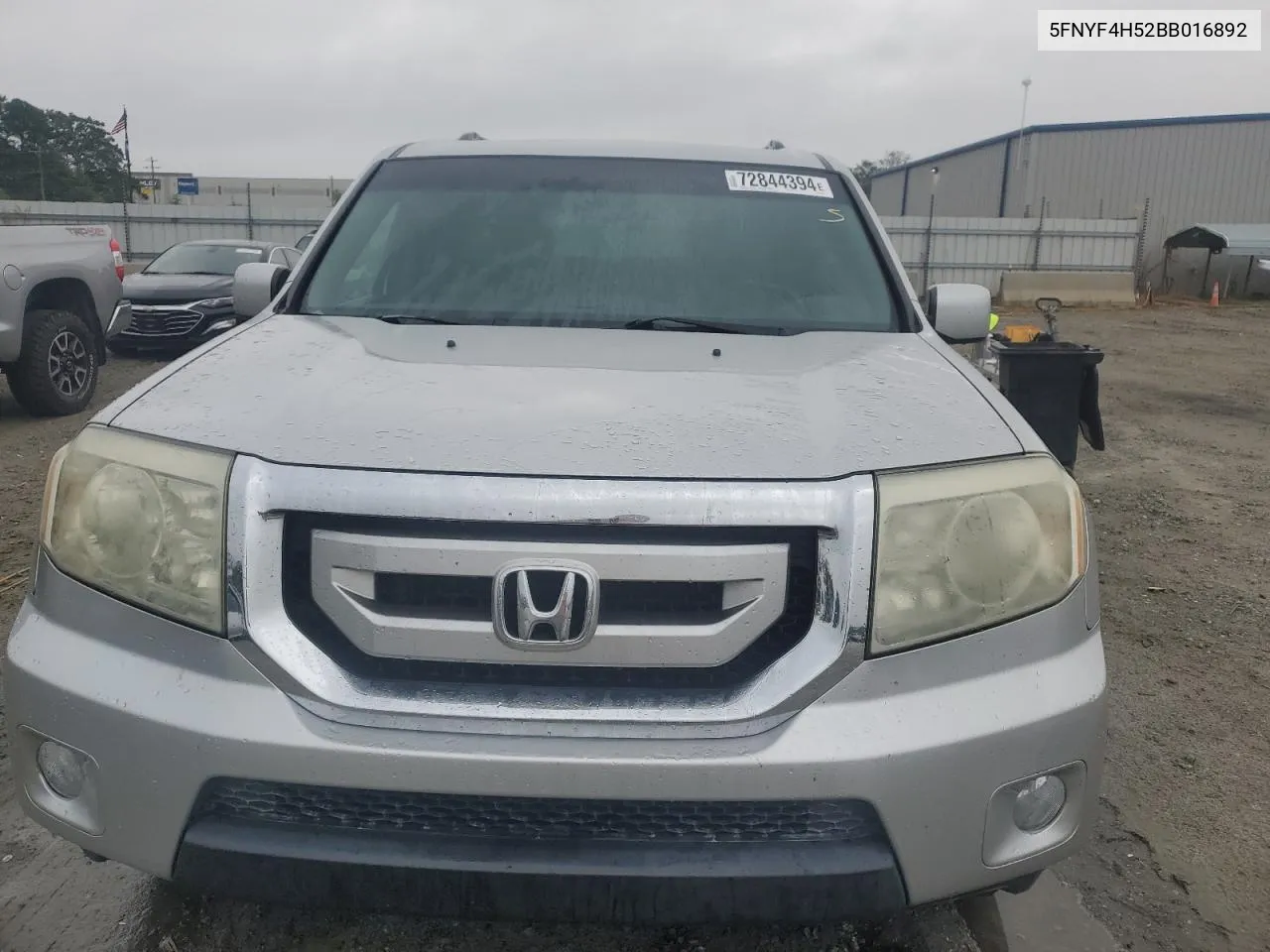 5FNYF4H52BB016892 2011 Honda Pilot Exl