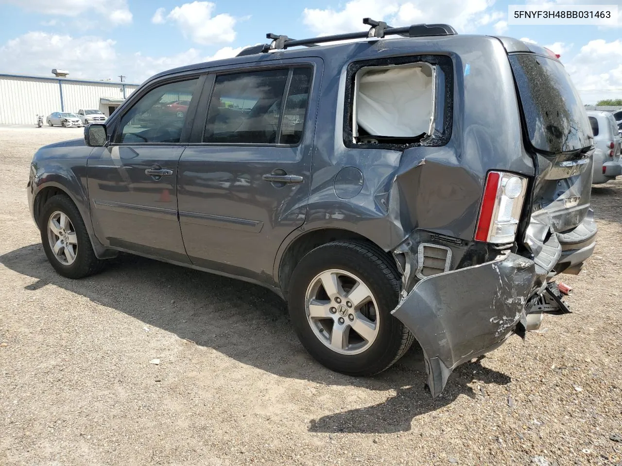 2011 Honda Pilot Ex VIN: 5FNYF3H48BB031463 Lot: 73135704