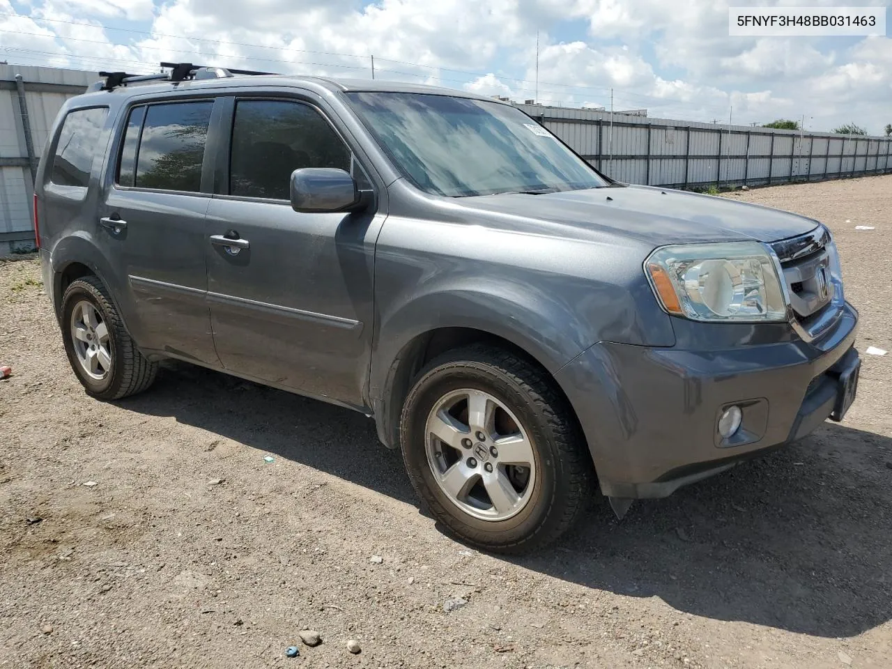 2011 Honda Pilot Ex VIN: 5FNYF3H48BB031463 Lot: 73135704