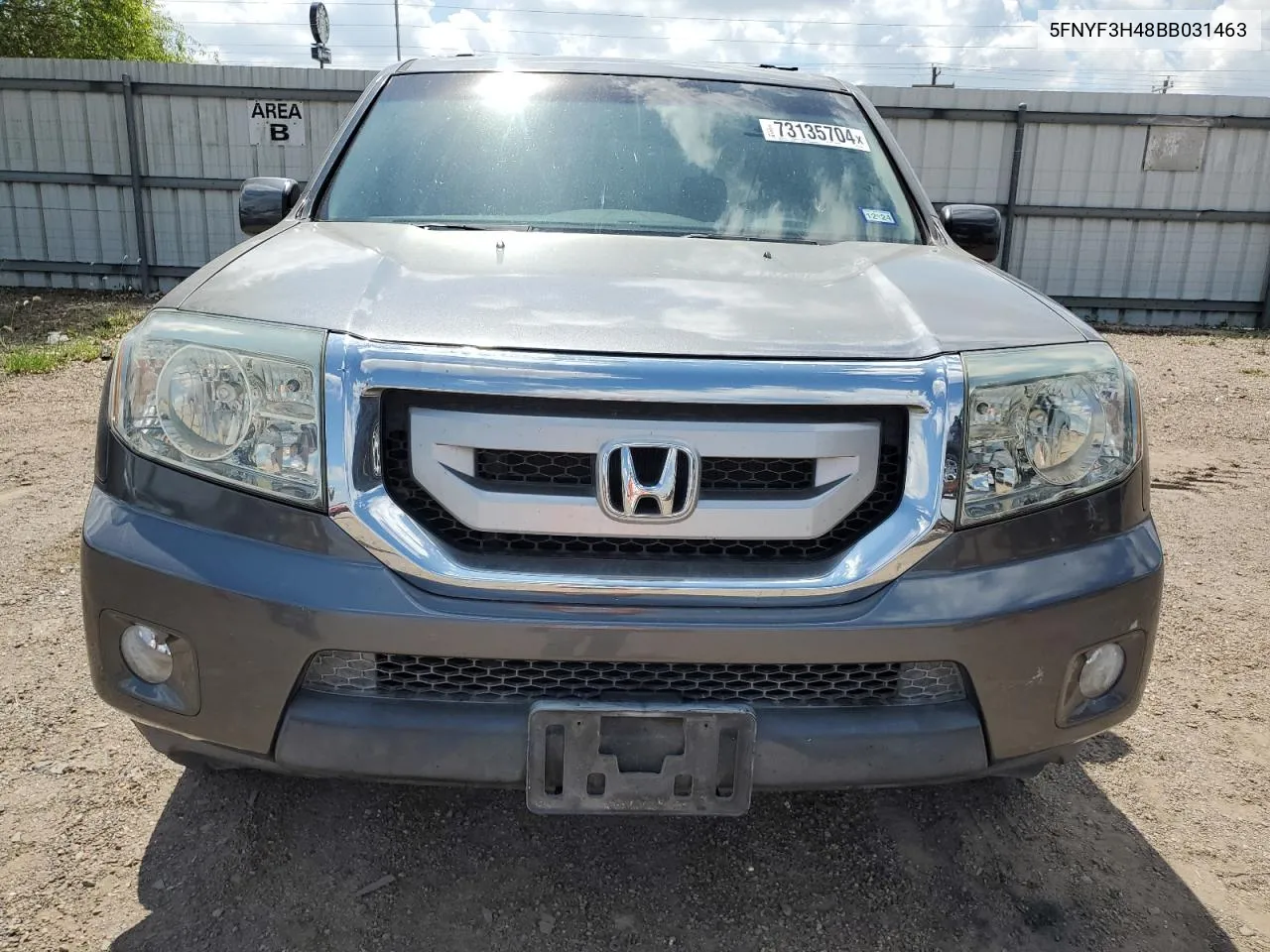 5FNYF3H48BB031463 2011 Honda Pilot Ex