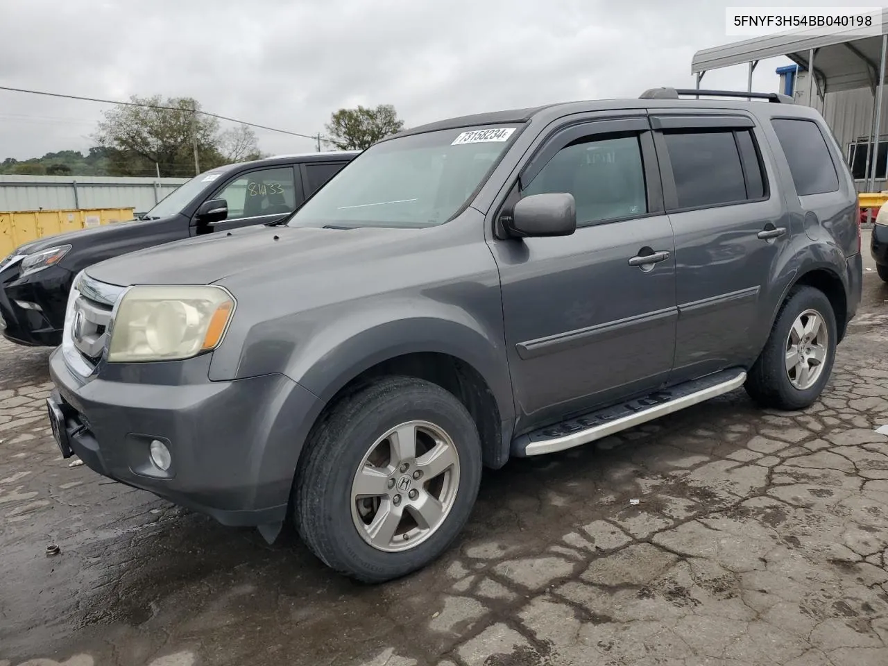 2011 Honda Pilot Exl VIN: 5FNYF3H54BB040198 Lot: 73158234