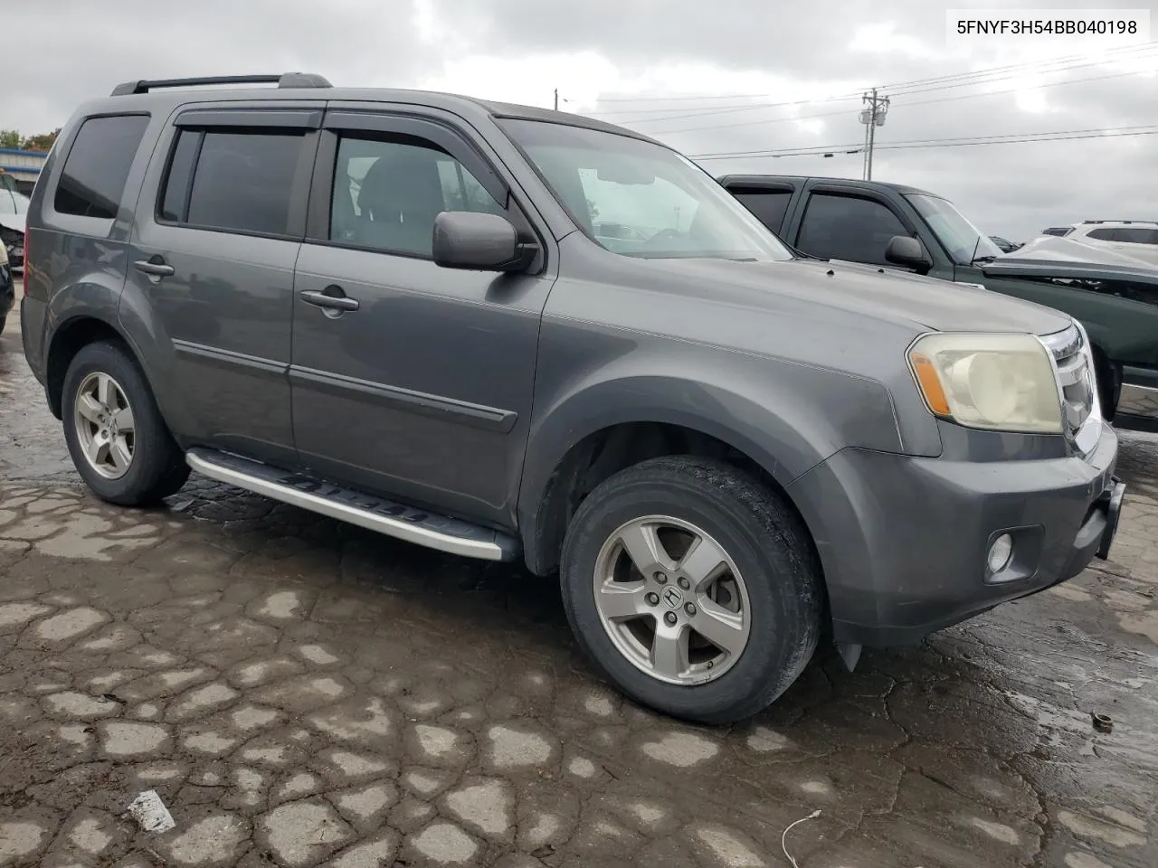 2011 Honda Pilot Exl VIN: 5FNYF3H54BB040198 Lot: 73158234