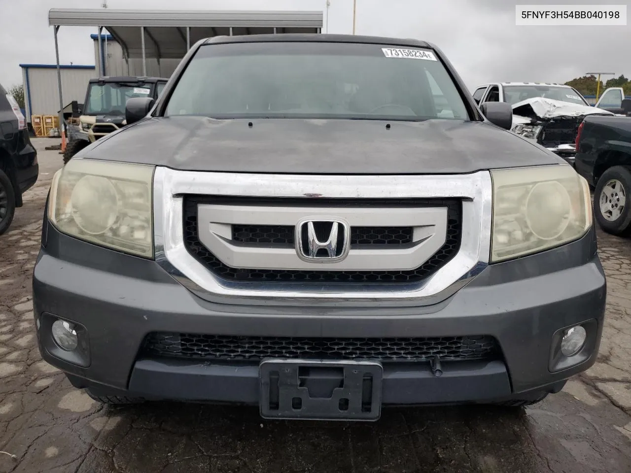 2011 Honda Pilot Exl VIN: 5FNYF3H54BB040198 Lot: 73158234