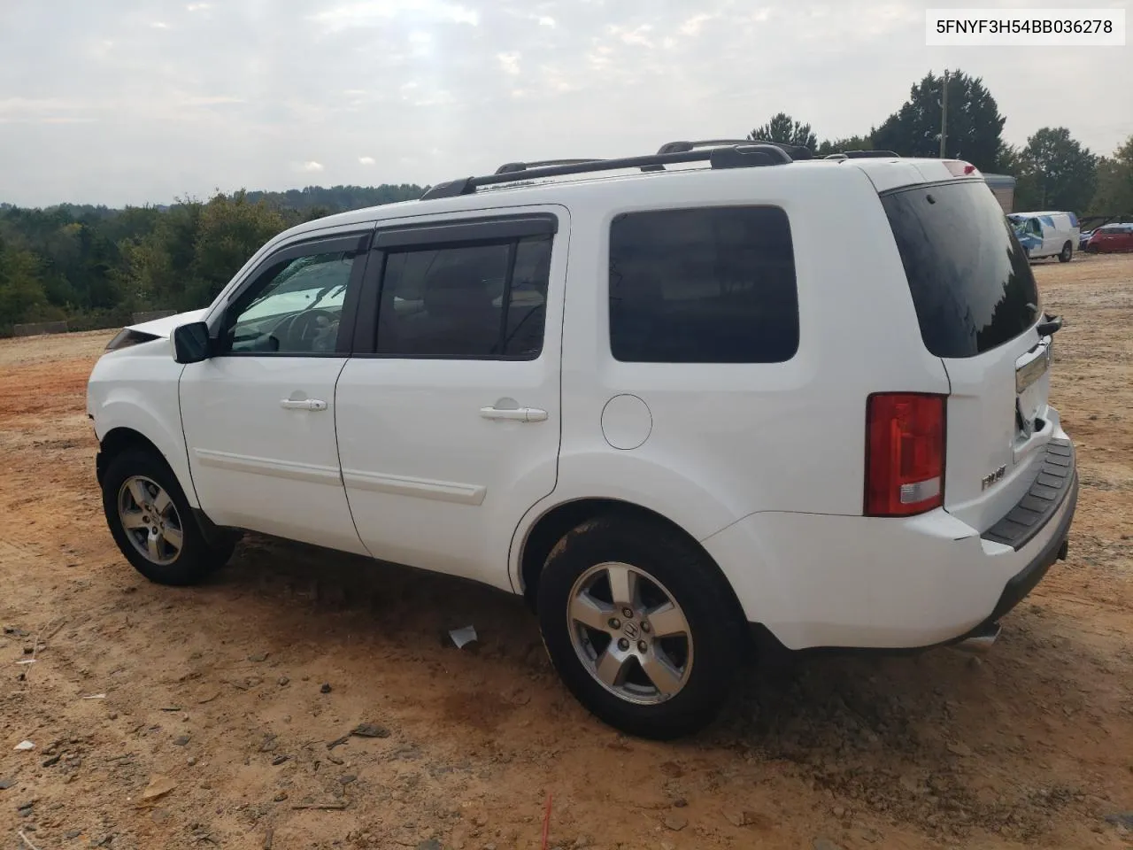 2011 Honda Pilot Exl VIN: 5FNYF3H54BB036278 Lot: 73292434