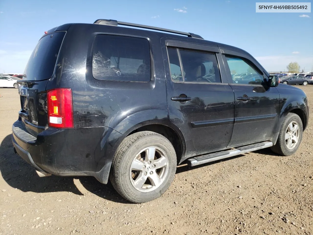 2011 Honda Pilot Exl VIN: 5FNYF4H69BB505492 Lot: 73402994