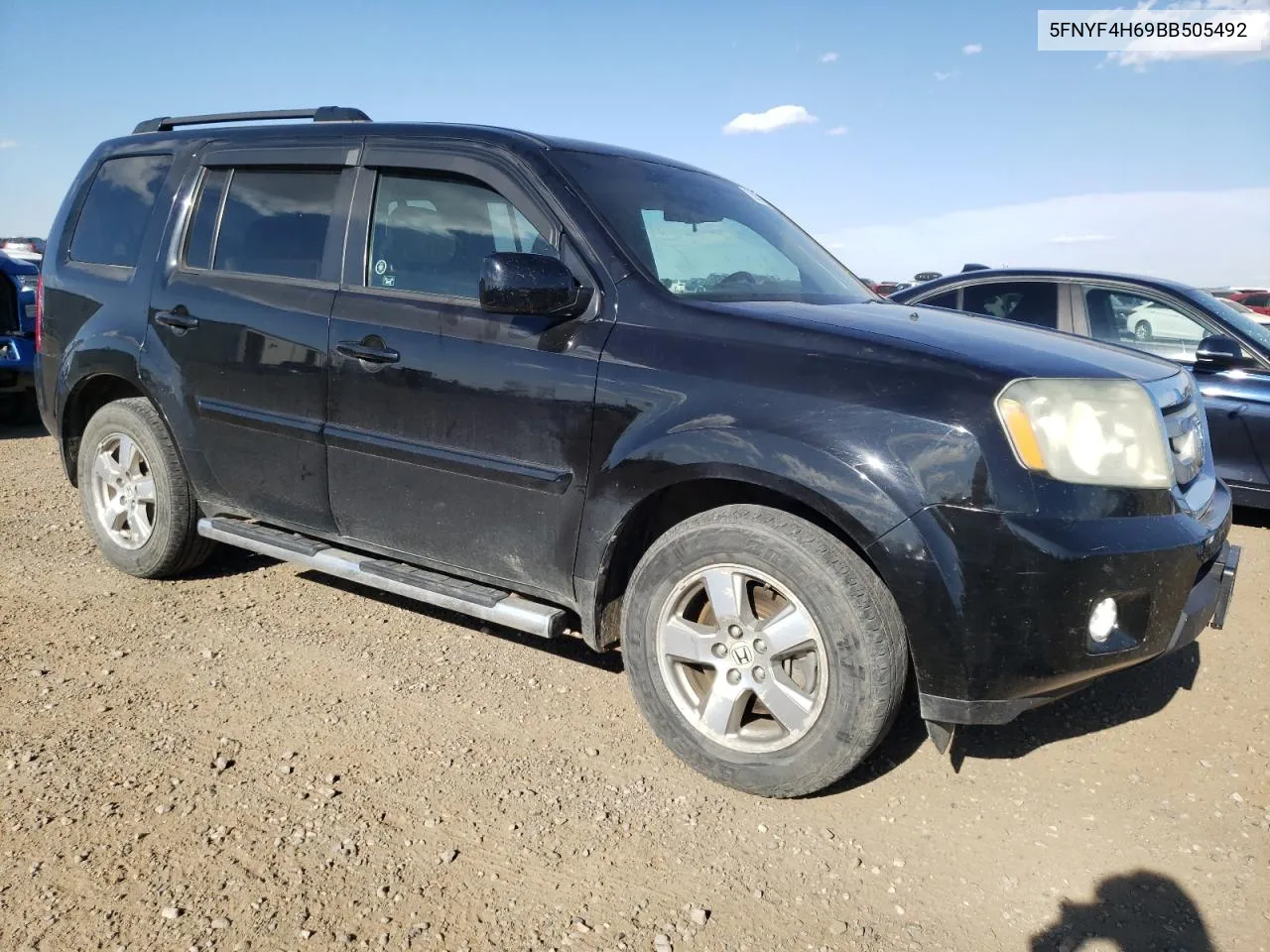 2011 Honda Pilot Exl VIN: 5FNYF4H69BB505492 Lot: 73402994