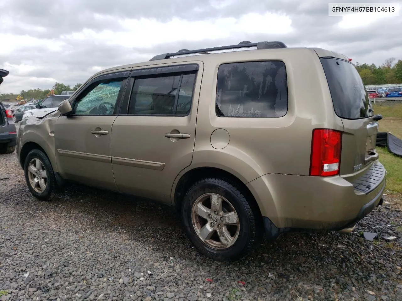 2011 Honda Pilot Exl VIN: 5FNYF4H57BB104613 Lot: 73574944