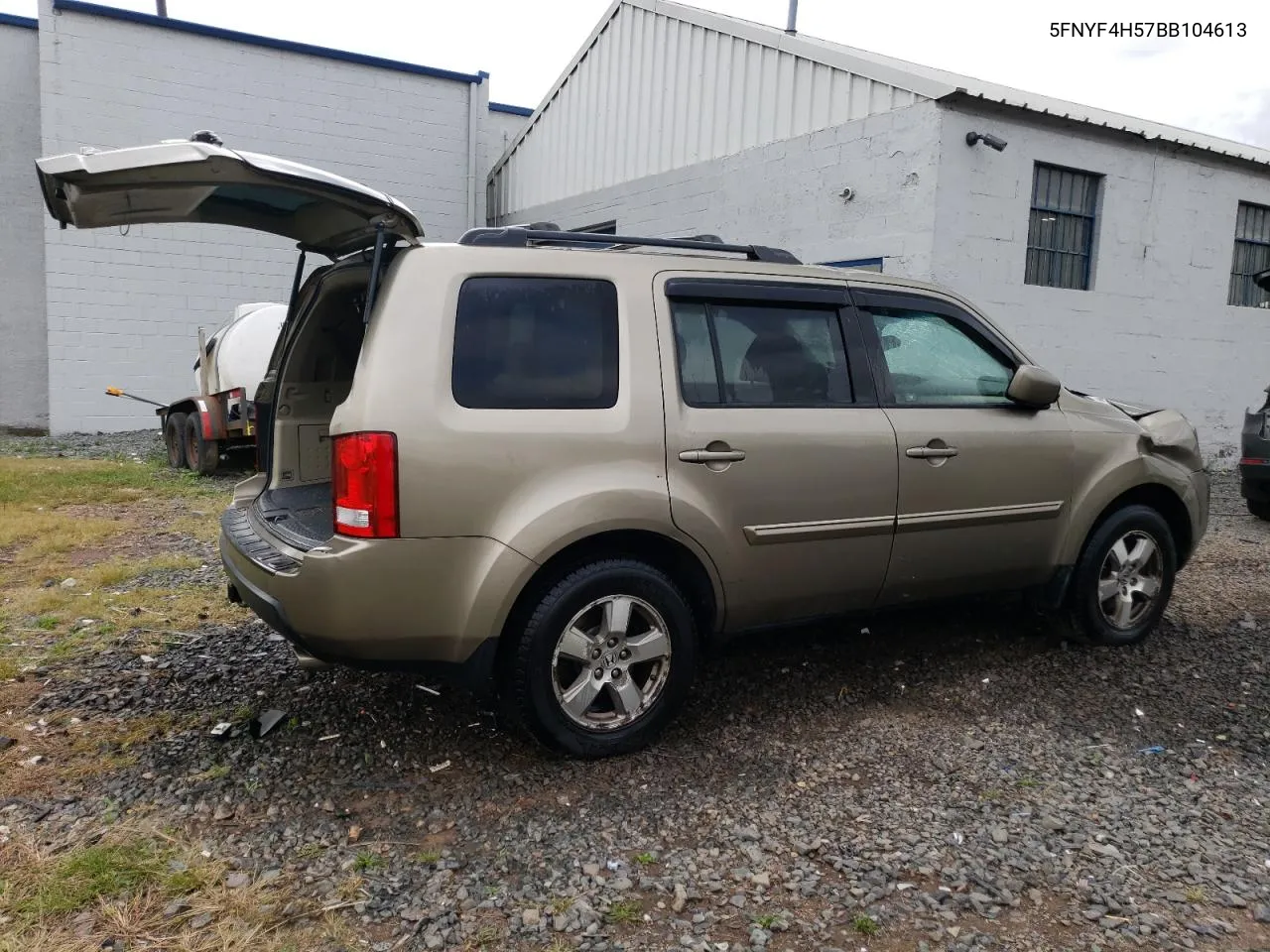 5FNYF4H57BB104613 2011 Honda Pilot Exl