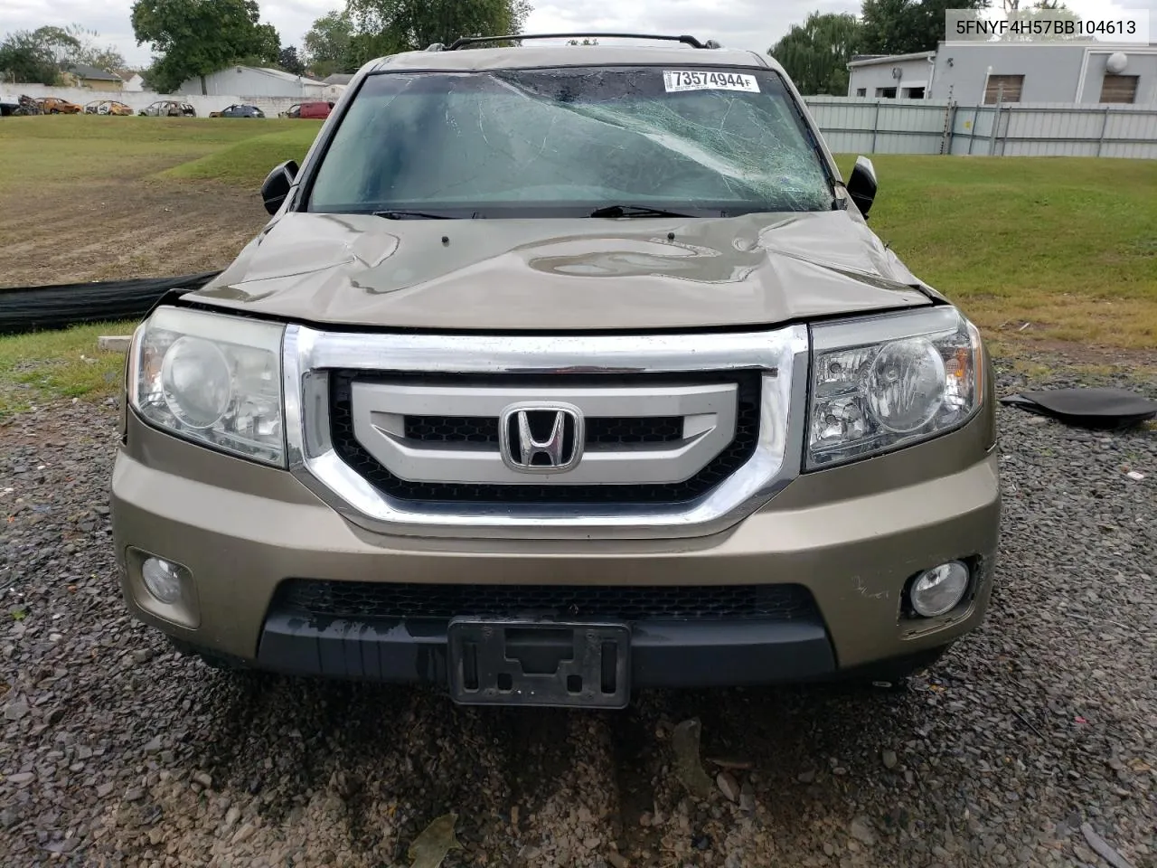 2011 Honda Pilot Exl VIN: 5FNYF4H57BB104613 Lot: 73574944