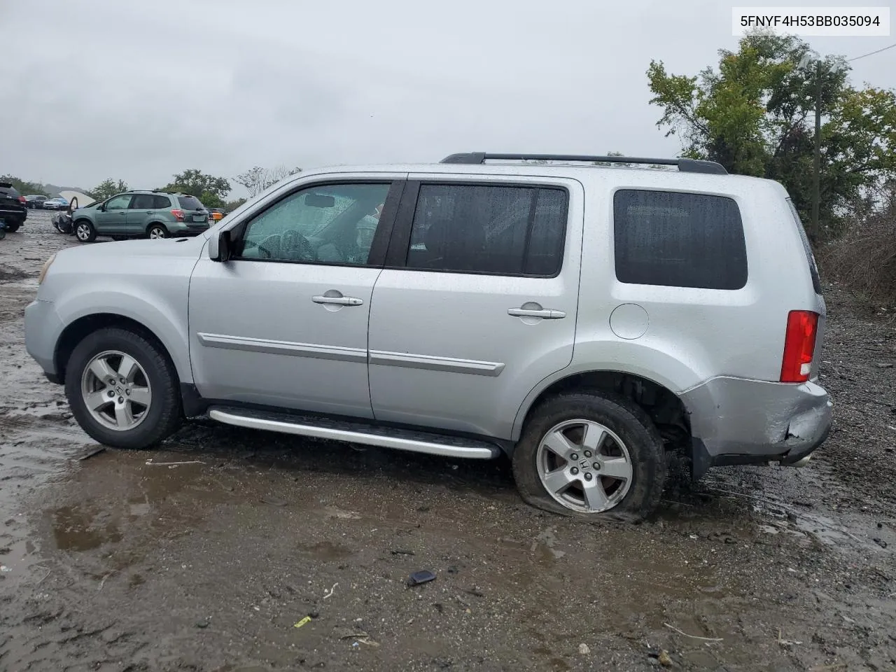 2011 Honda Pilot Exl VIN: 5FNYF4H53BB035094 Lot: 73669024