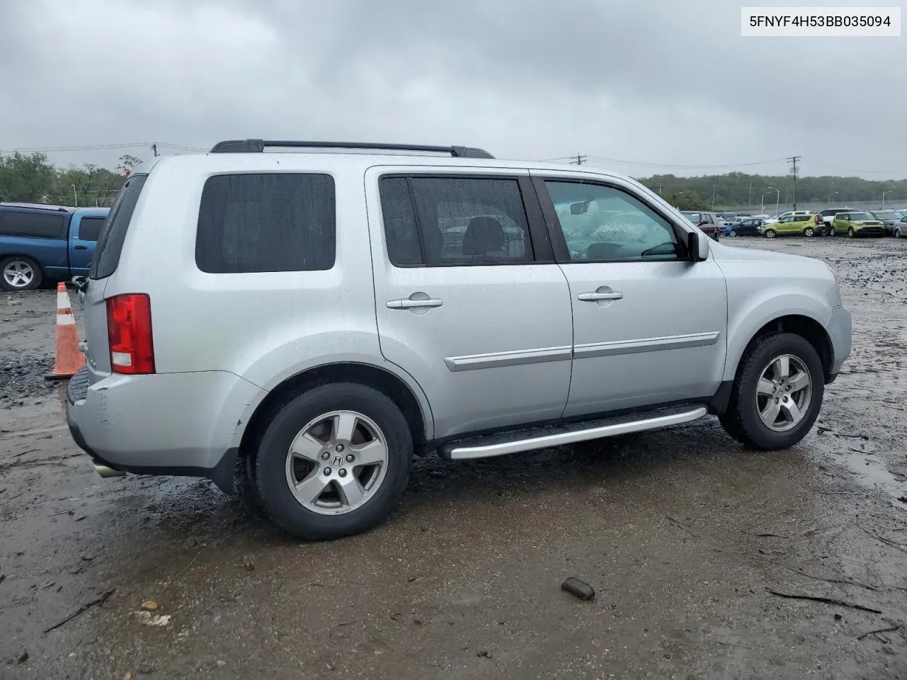 2011 Honda Pilot Exl VIN: 5FNYF4H53BB035094 Lot: 73669024