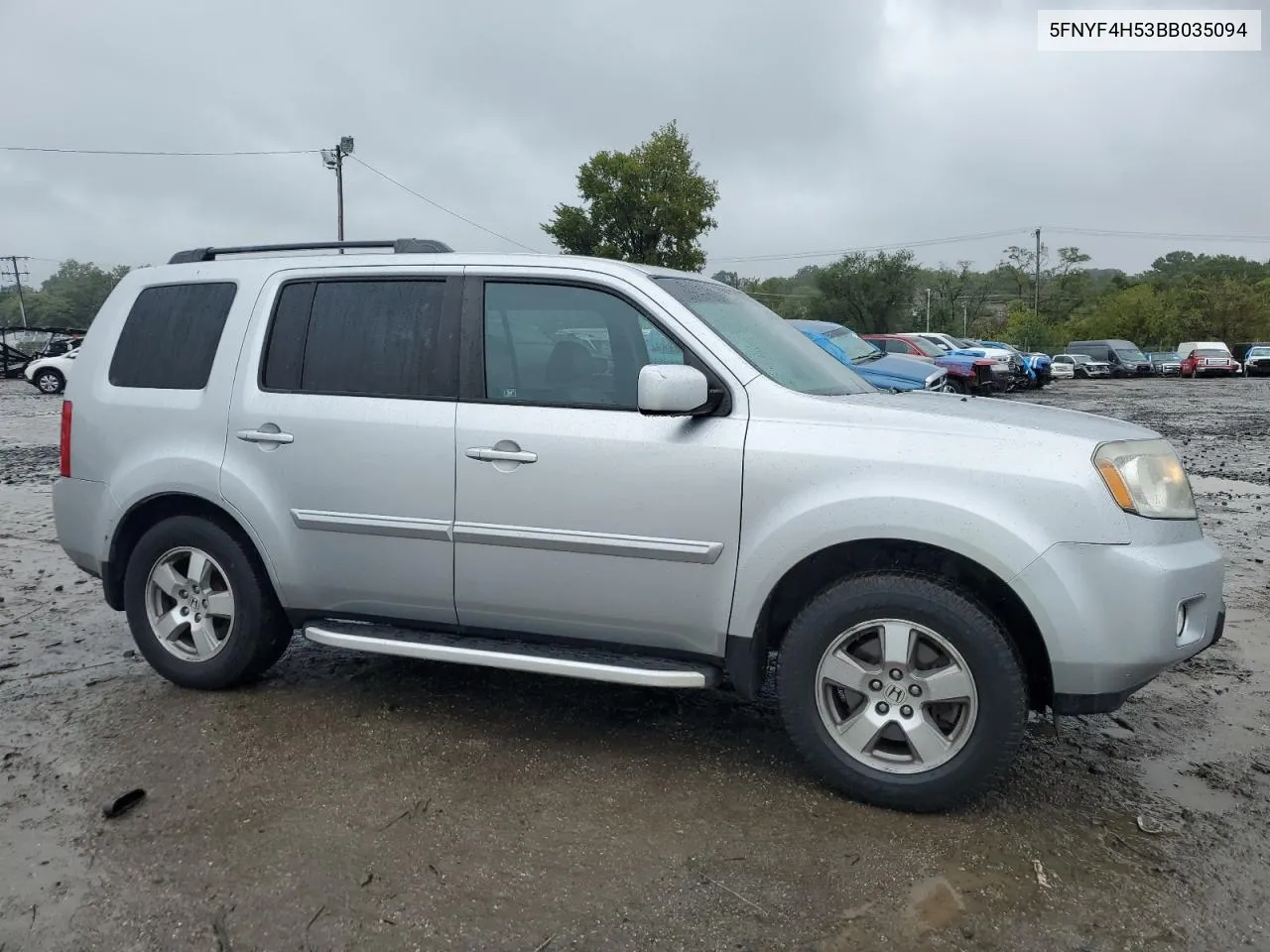 2011 Honda Pilot Exl VIN: 5FNYF4H53BB035094 Lot: 73669024