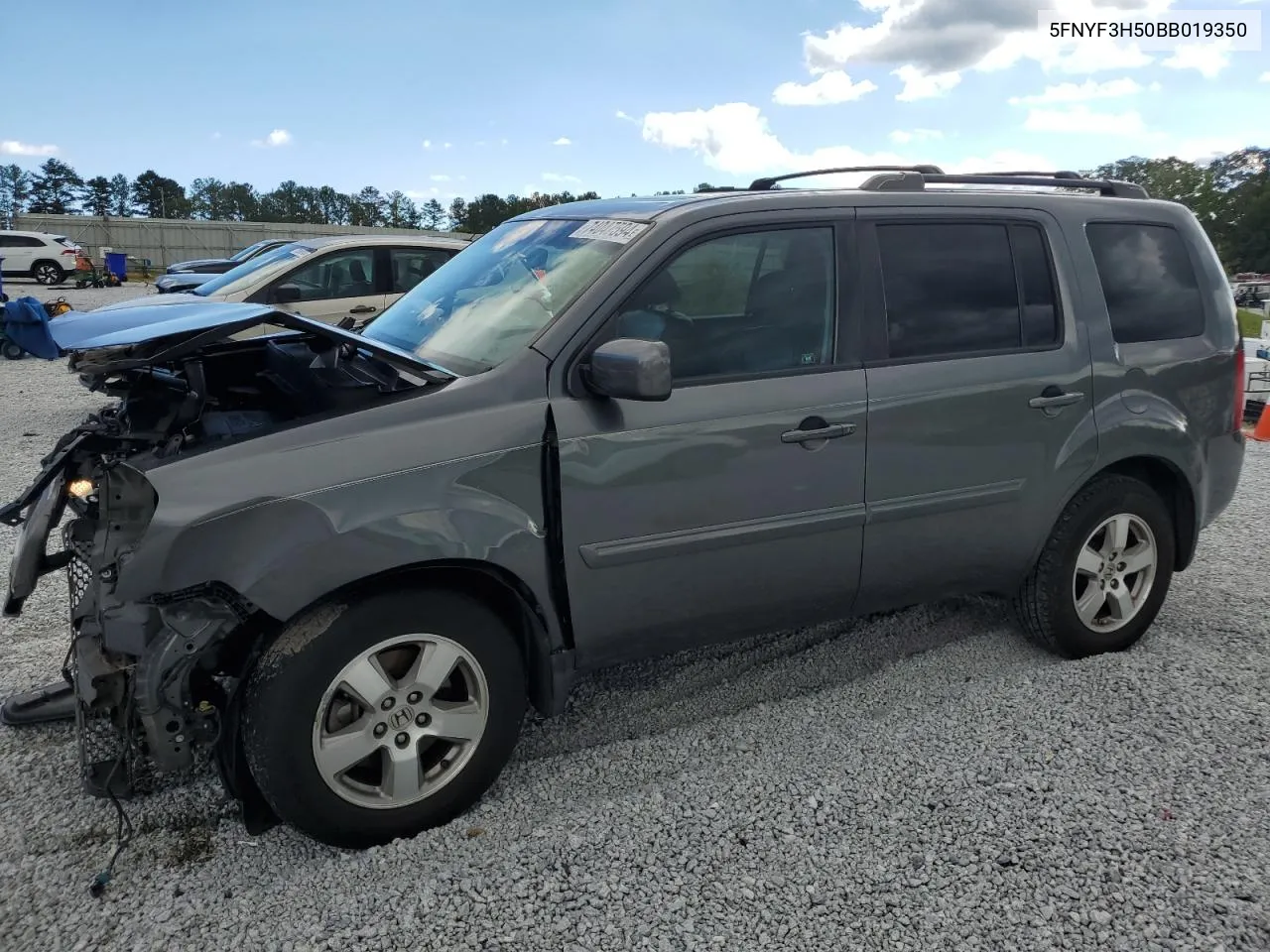 2011 Honda Pilot Exl VIN: 5FNYF3H50BB019350 Lot: 74047594