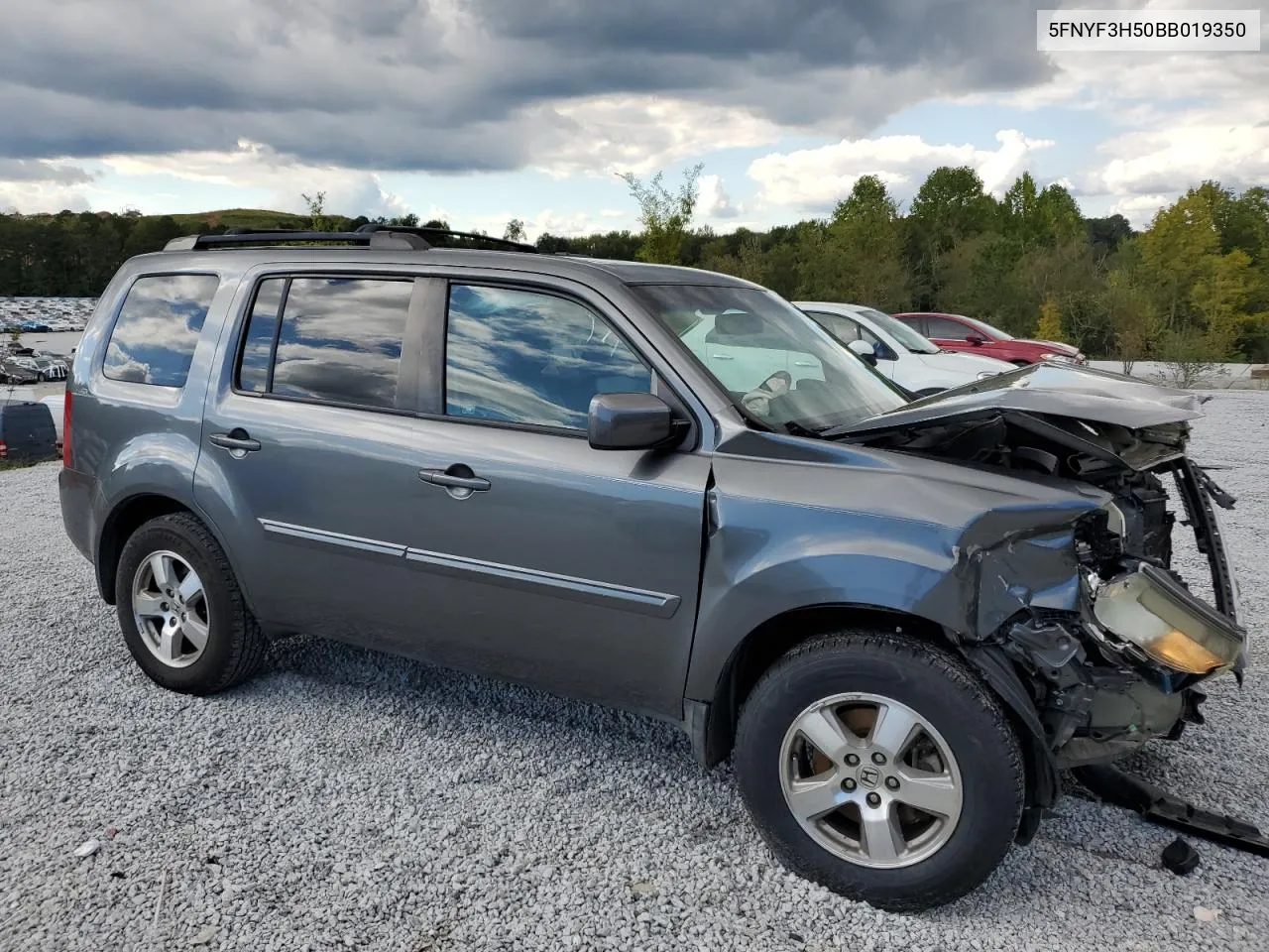 2011 Honda Pilot Exl VIN: 5FNYF3H50BB019350 Lot: 74047594