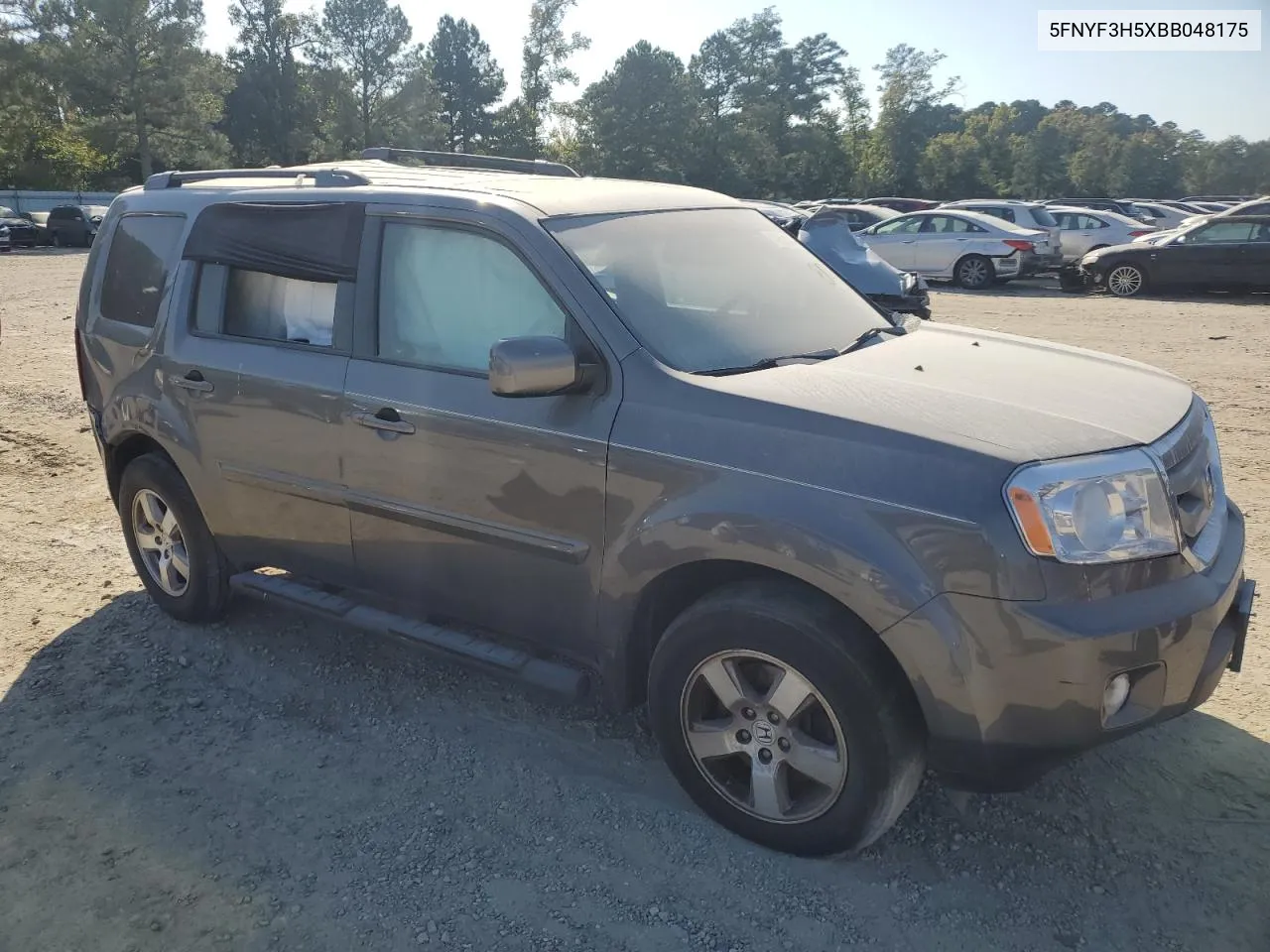 2011 Honda Pilot Exl VIN: 5FNYF3H5XBB048175 Lot: 74050304