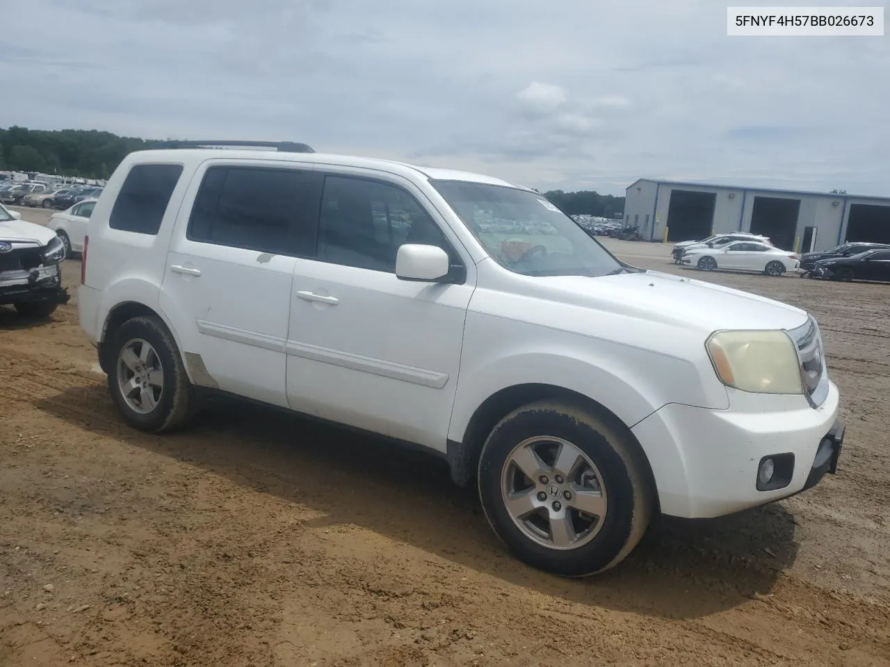 5FNYF4H57BB026673 2011 Honda Pilot Exl