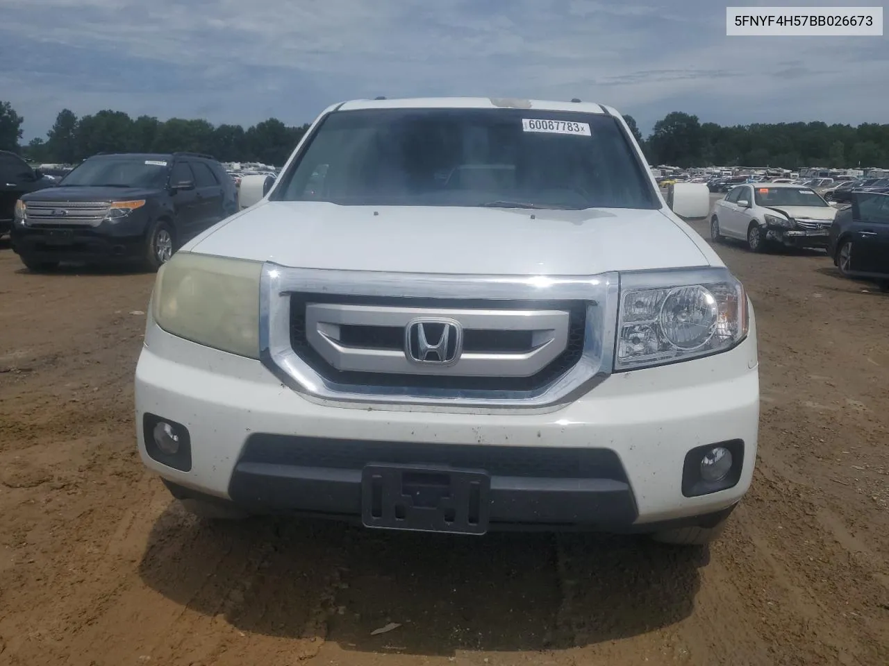 2011 Honda Pilot Exl VIN: 5FNYF4H57BB026673 Lot: 74237134