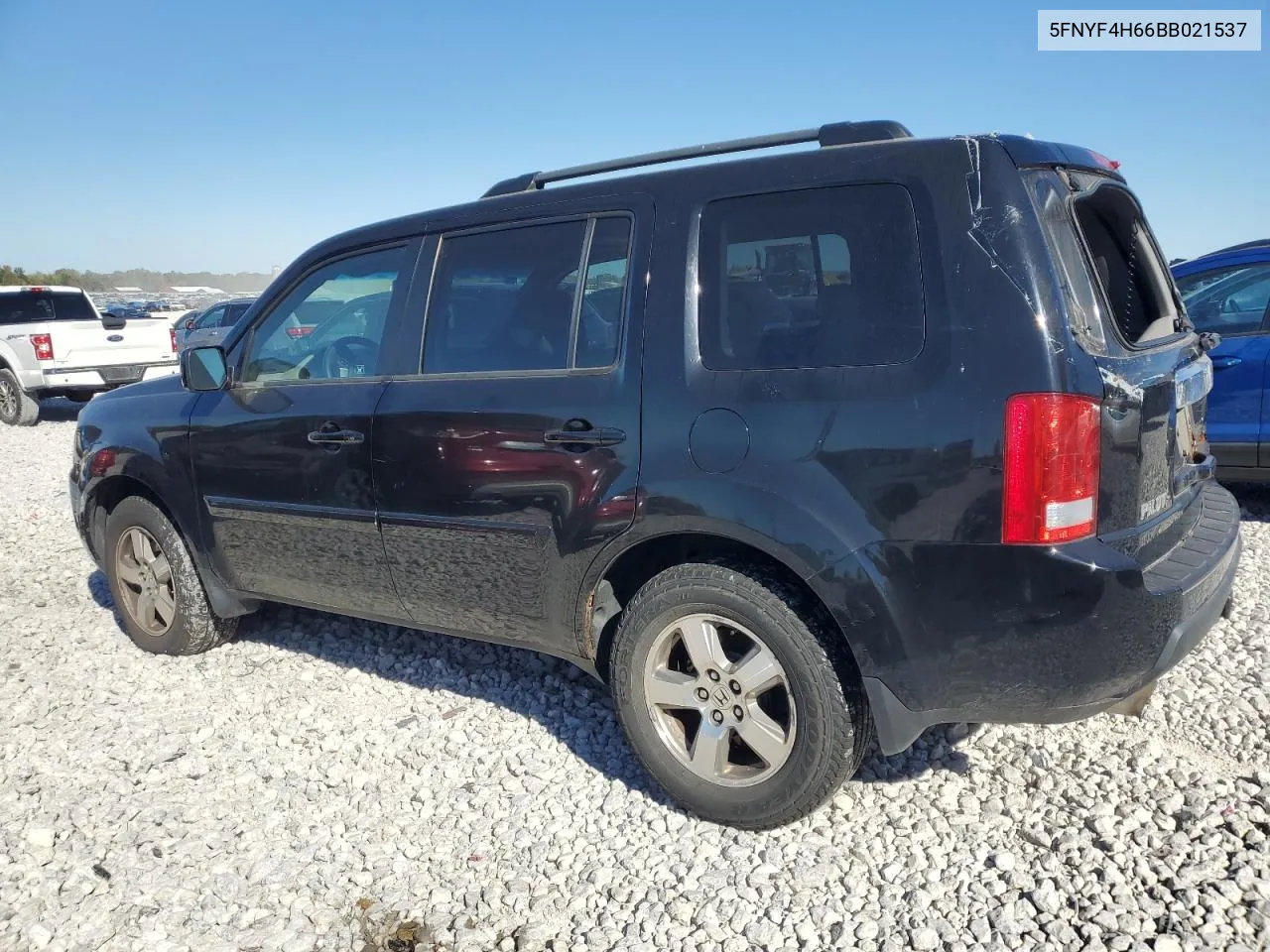 2011 Honda Pilot Exl VIN: 5FNYF4H66BB021537 Lot: 74243154