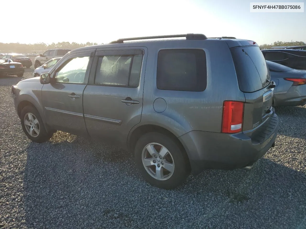 2011 Honda Pilot Ex VIN: 5FNYF4H47BB075086 Lot: 74315654