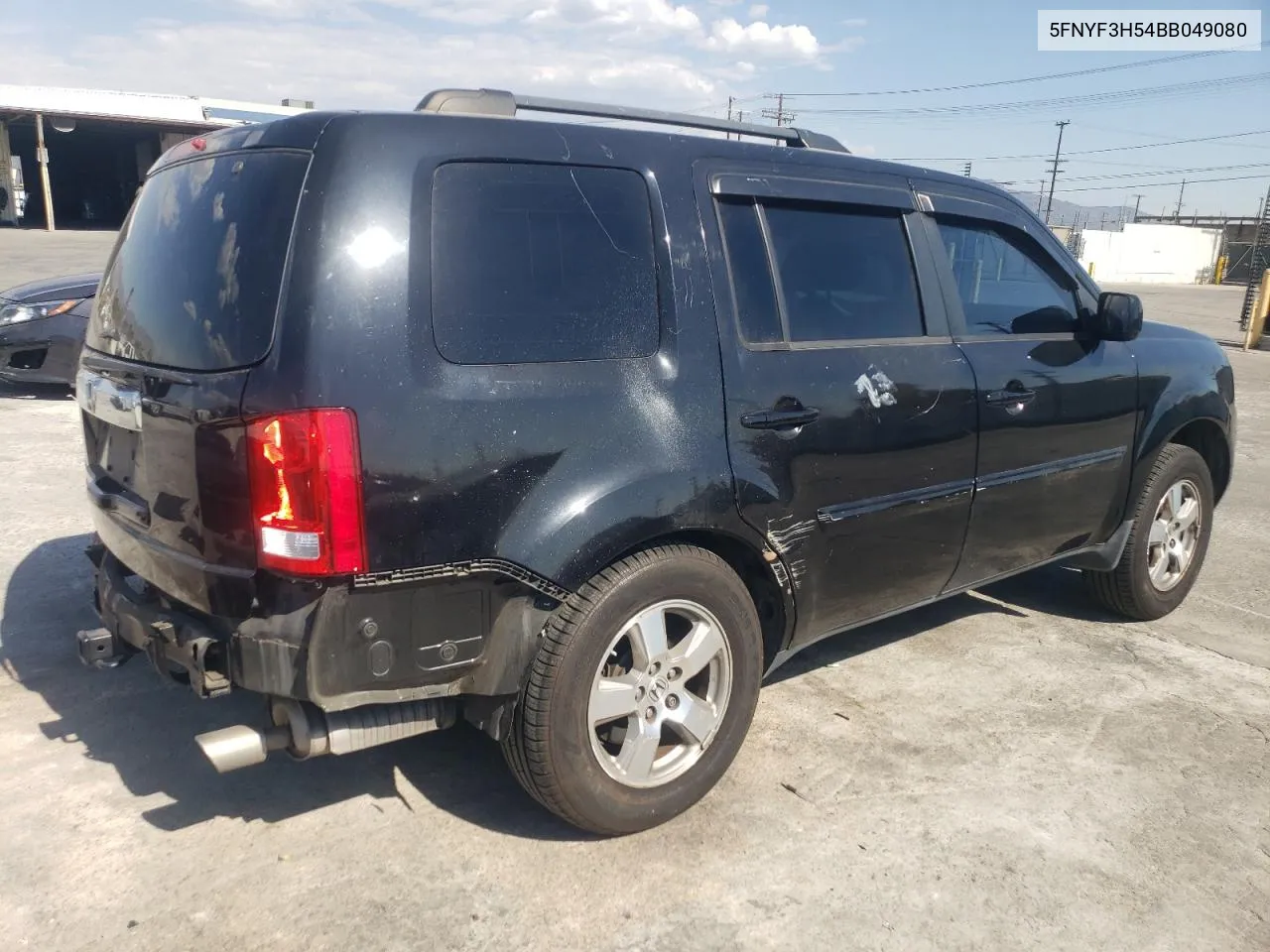 2011 Honda Pilot Exl VIN: 5FNYF3H54BB049080 Lot: 74359554